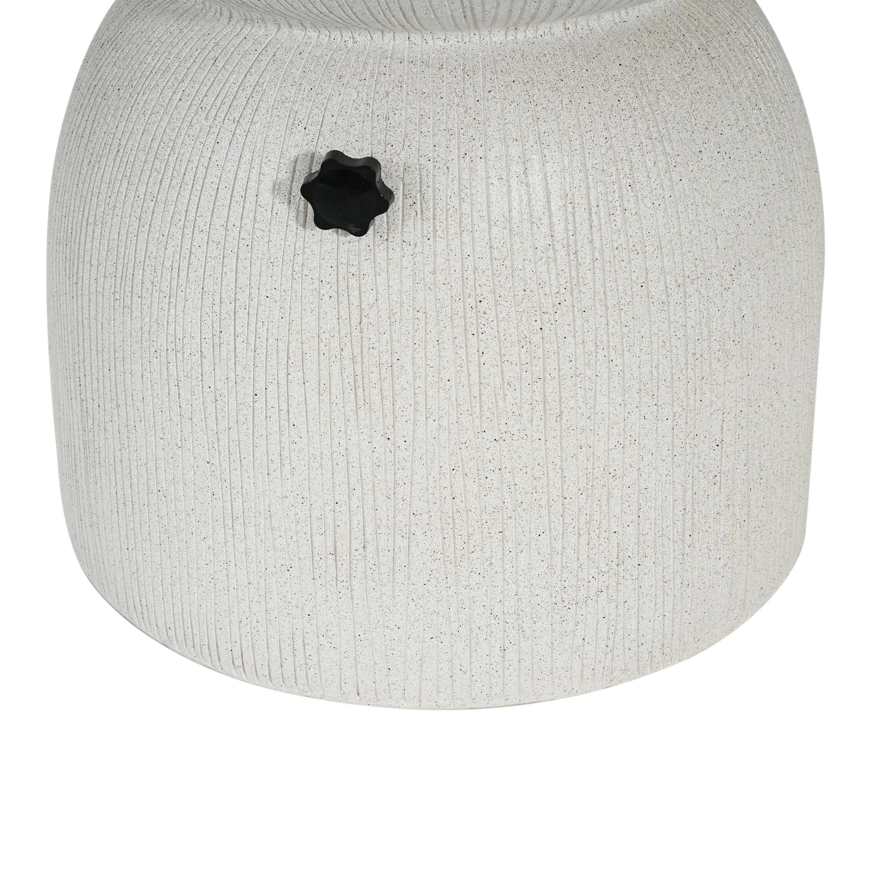 Odelia MGO Outdoor Patio Side Table Umbrella Base - Image 11