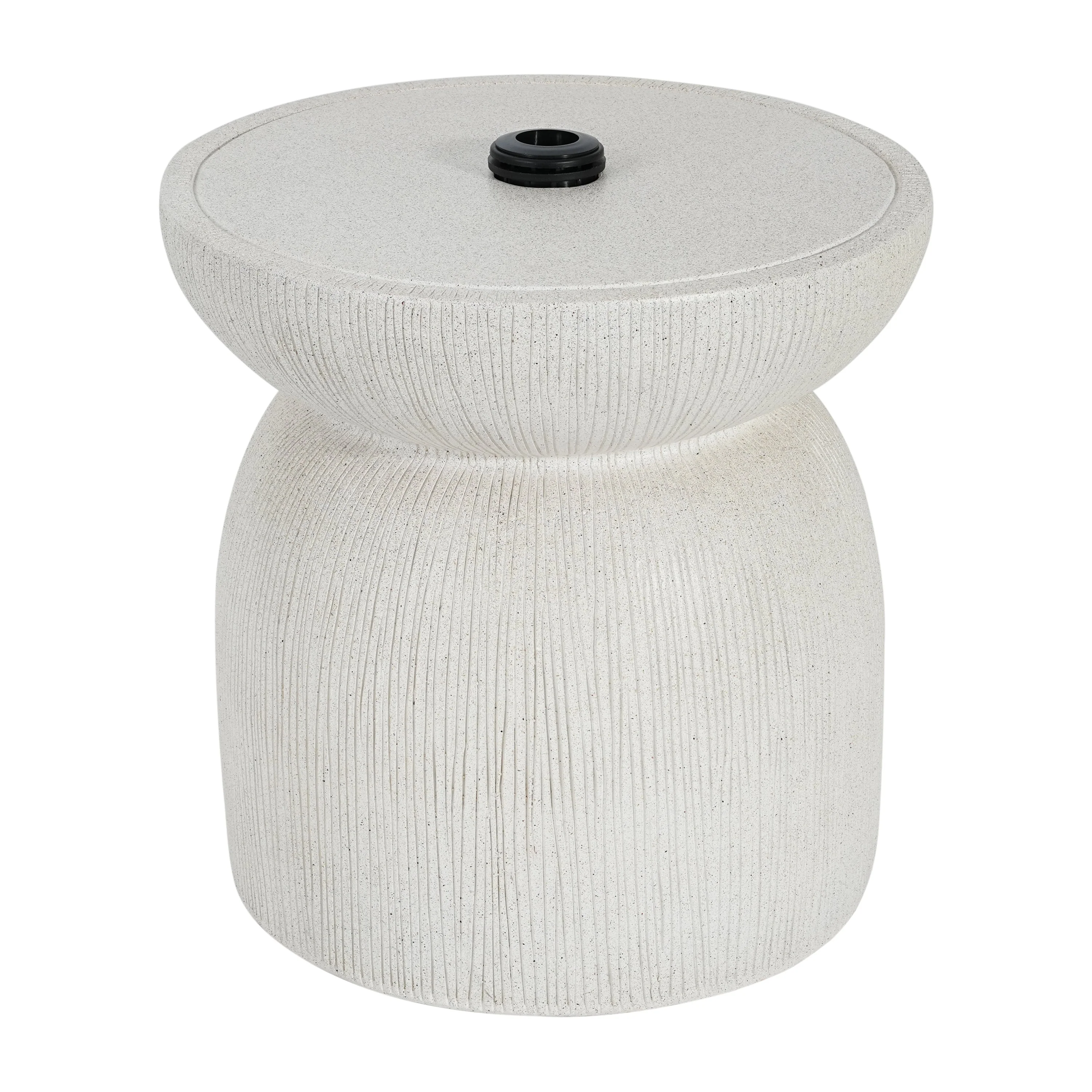 Odelia MGO Outdoor Patio Side Table Umbrella Base - Image 5