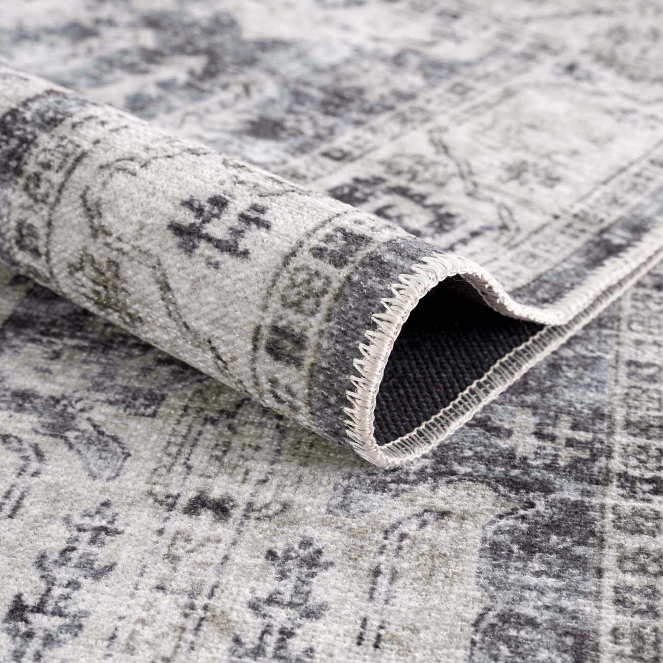Off White Holi-4602 Washable Area Rug - Clearance - Image 6