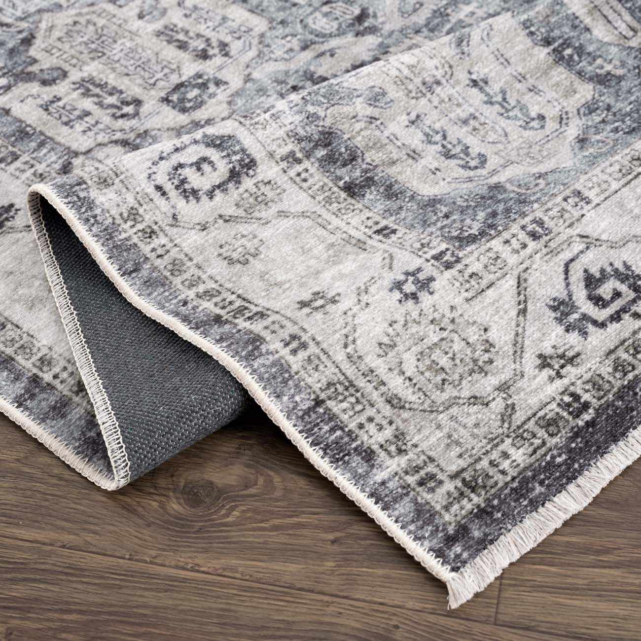 Off White Holi-4602 Washable Area Rug - Clearance - Image 7