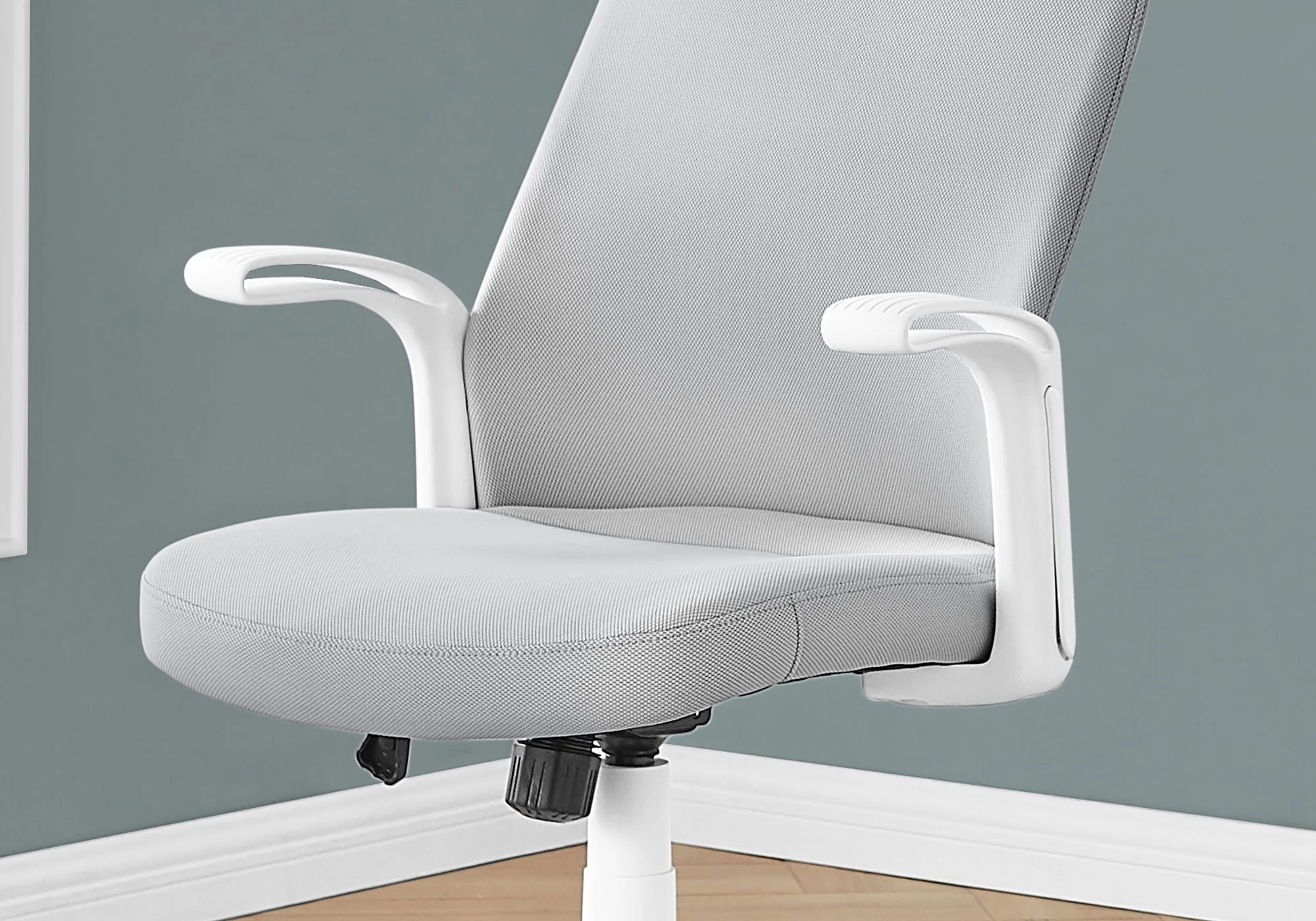 Office Chair, Adjustable Height, Swivel, Armrests, Contemporary & Modern - Image 3