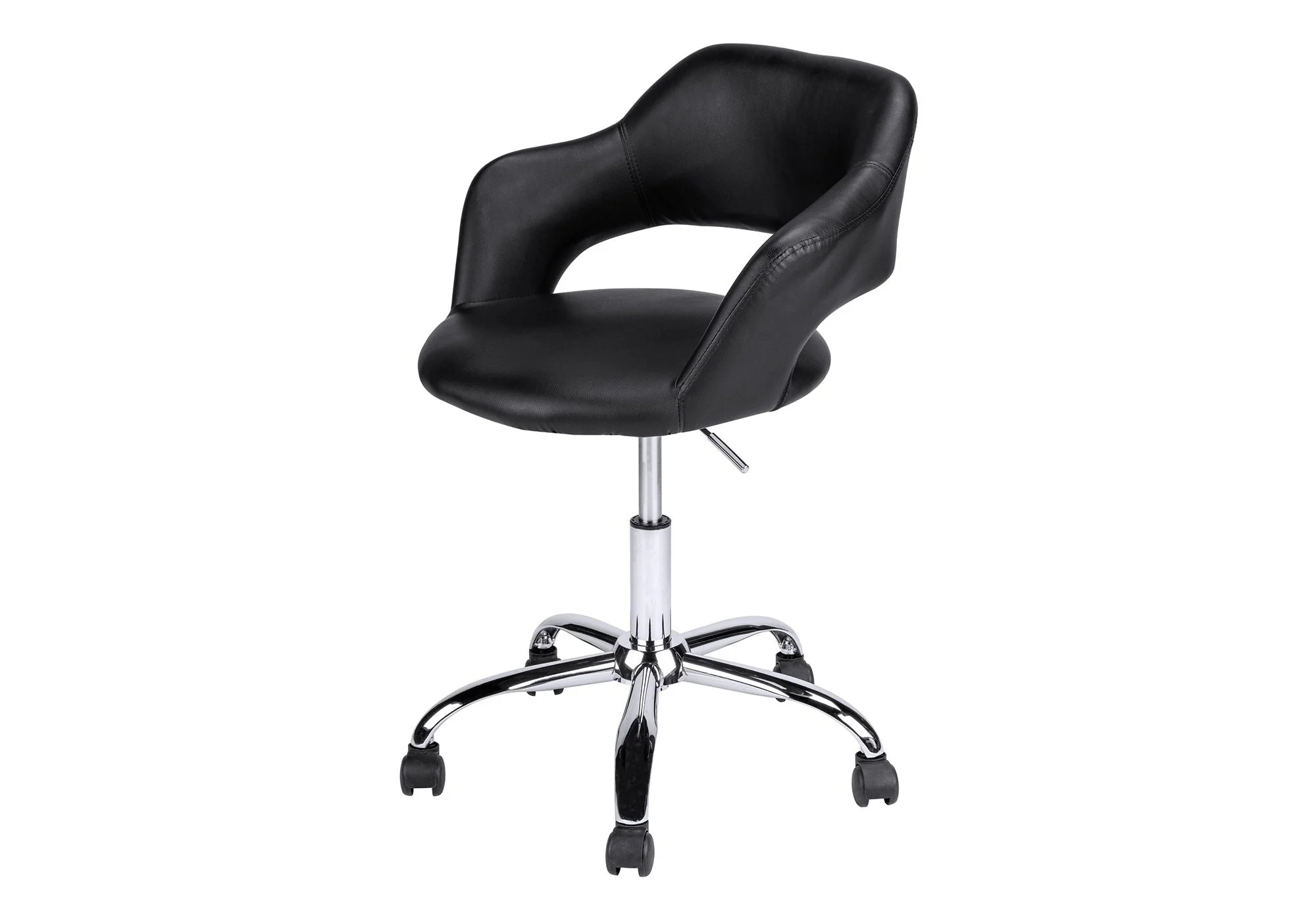 Office Chair, Adjustable Height, Swivel, Ergonomic, Armrests, Contemporary - Image 4