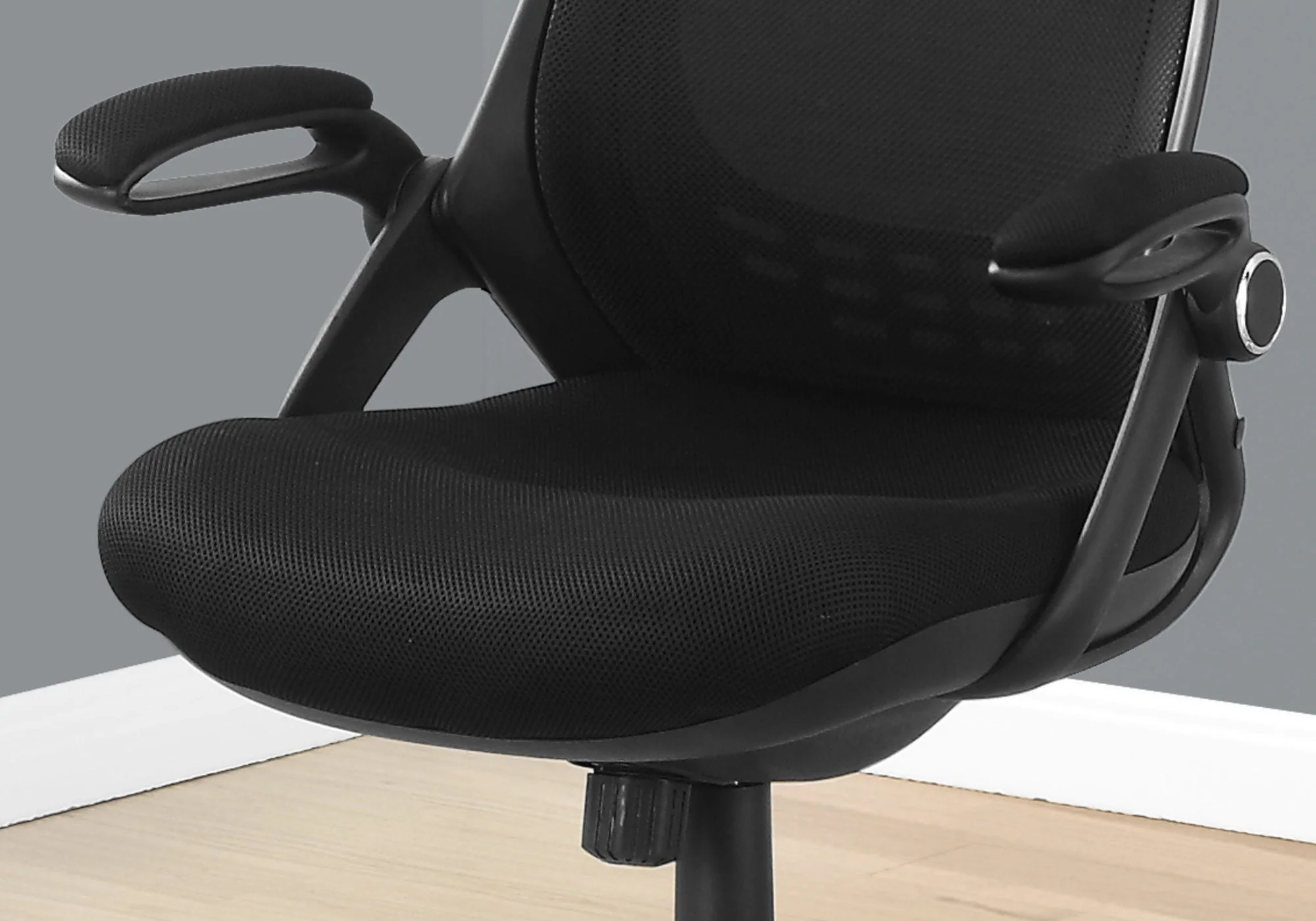 Office Chair, Adjustable Height, Swivel, Ergonomic, Armrests, Contemporary & Modern - Image 7