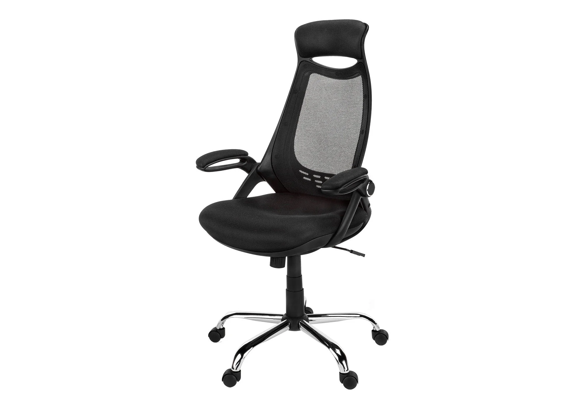 Office Chair, Adjustable Height, Swivel, Ergonomic, Armrests, Contemporary & Modern - Image 9
