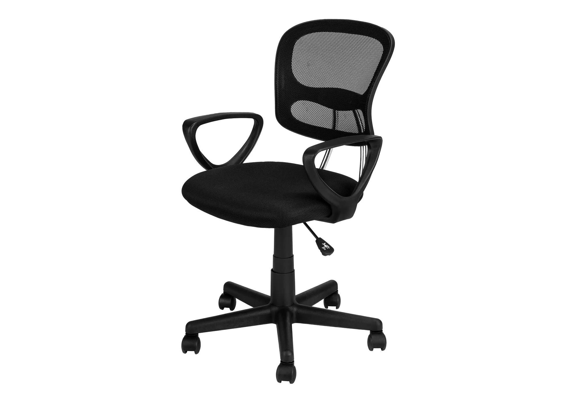Office Chair, Adjustable Height, Swivel, Ergonomic, Armrests, Mesh, Contemporary / Modern - Black - Image 2