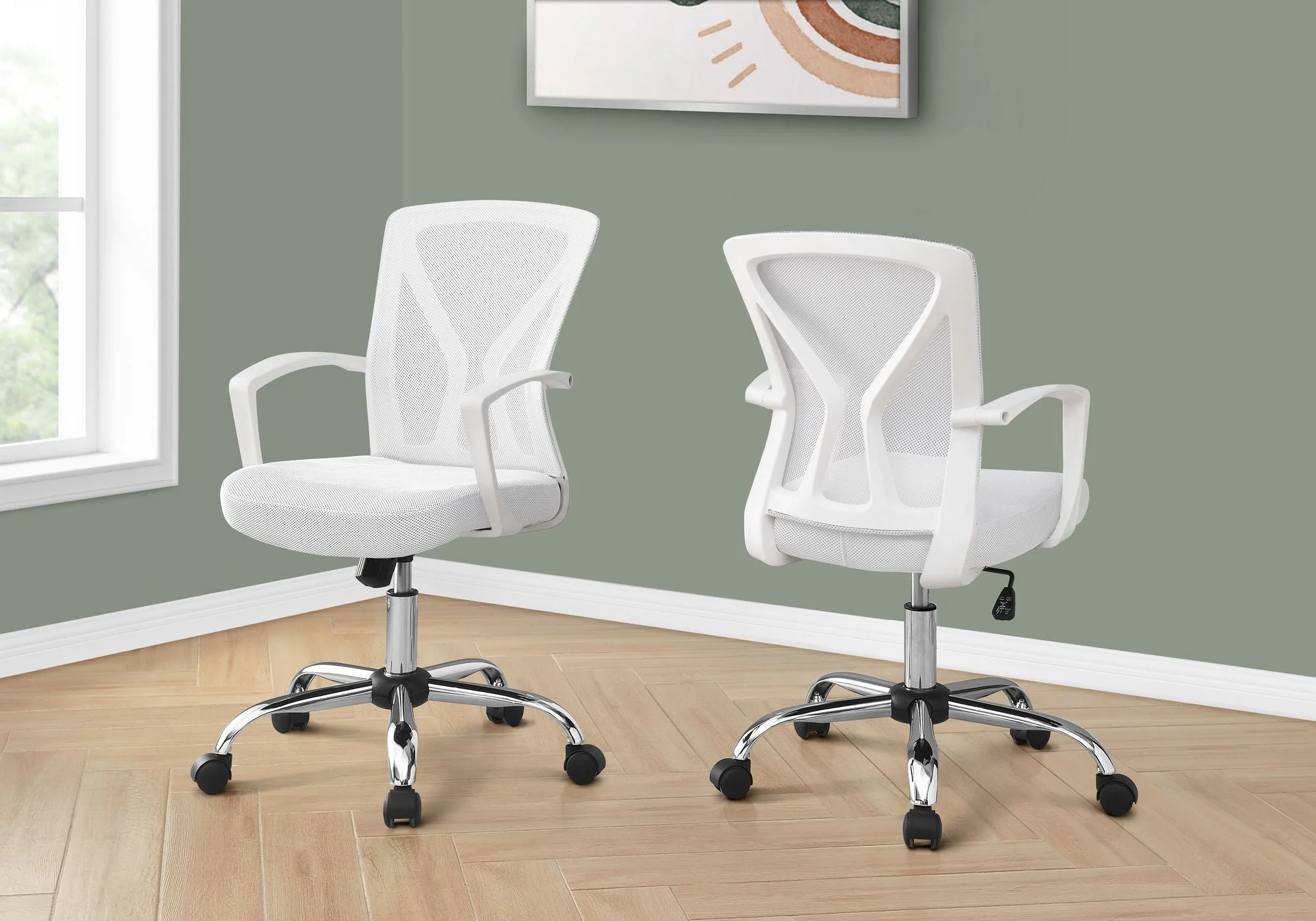 Office Chair & Adjustable Height, Swivel, Ergonomic, Contemporary & Modern - Image 2