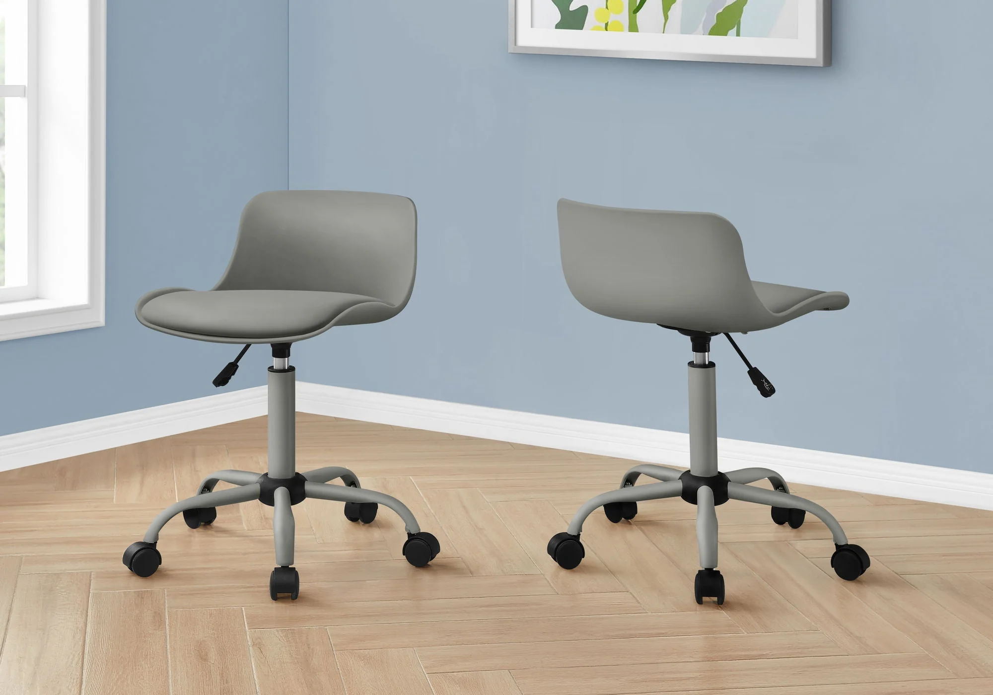 Office Chair, Adjustable Height, Swivel, Ergonomic, Modern - Image 3