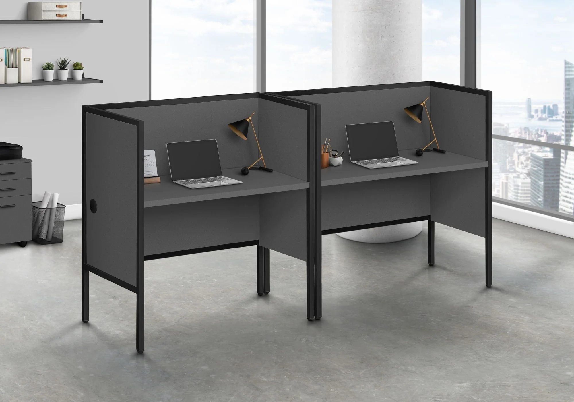 Office Cubicle, Desk, Commercial Grade, Contemporary & Modern - Image 5