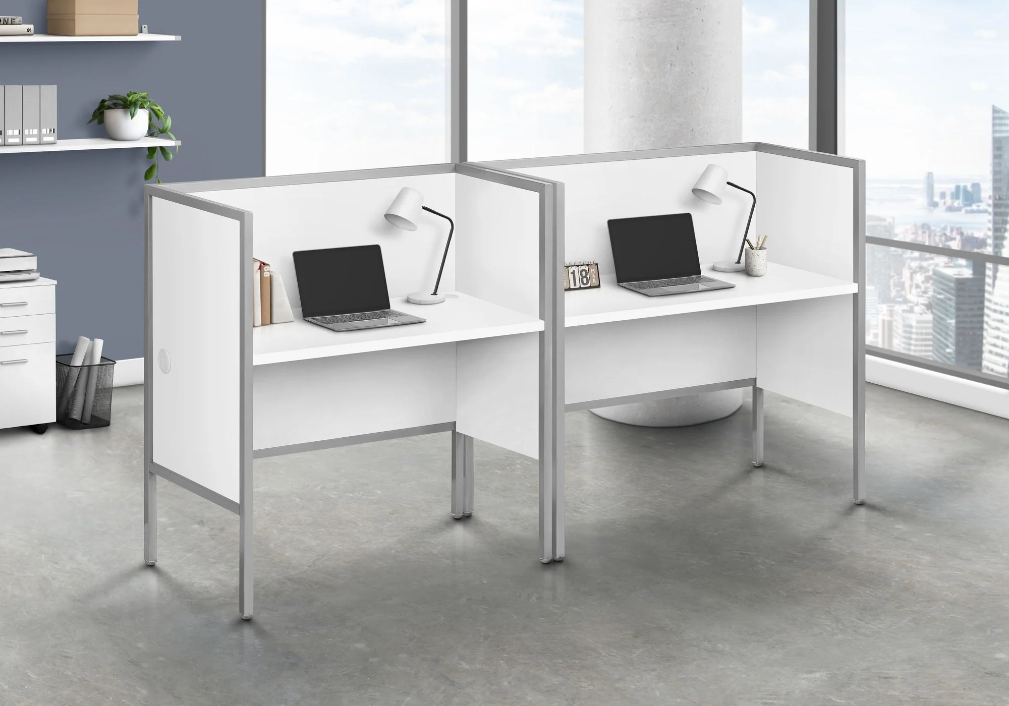 Office Cubicle, Desk, Commercial Grade, Contemporary & Modern - Image 7
