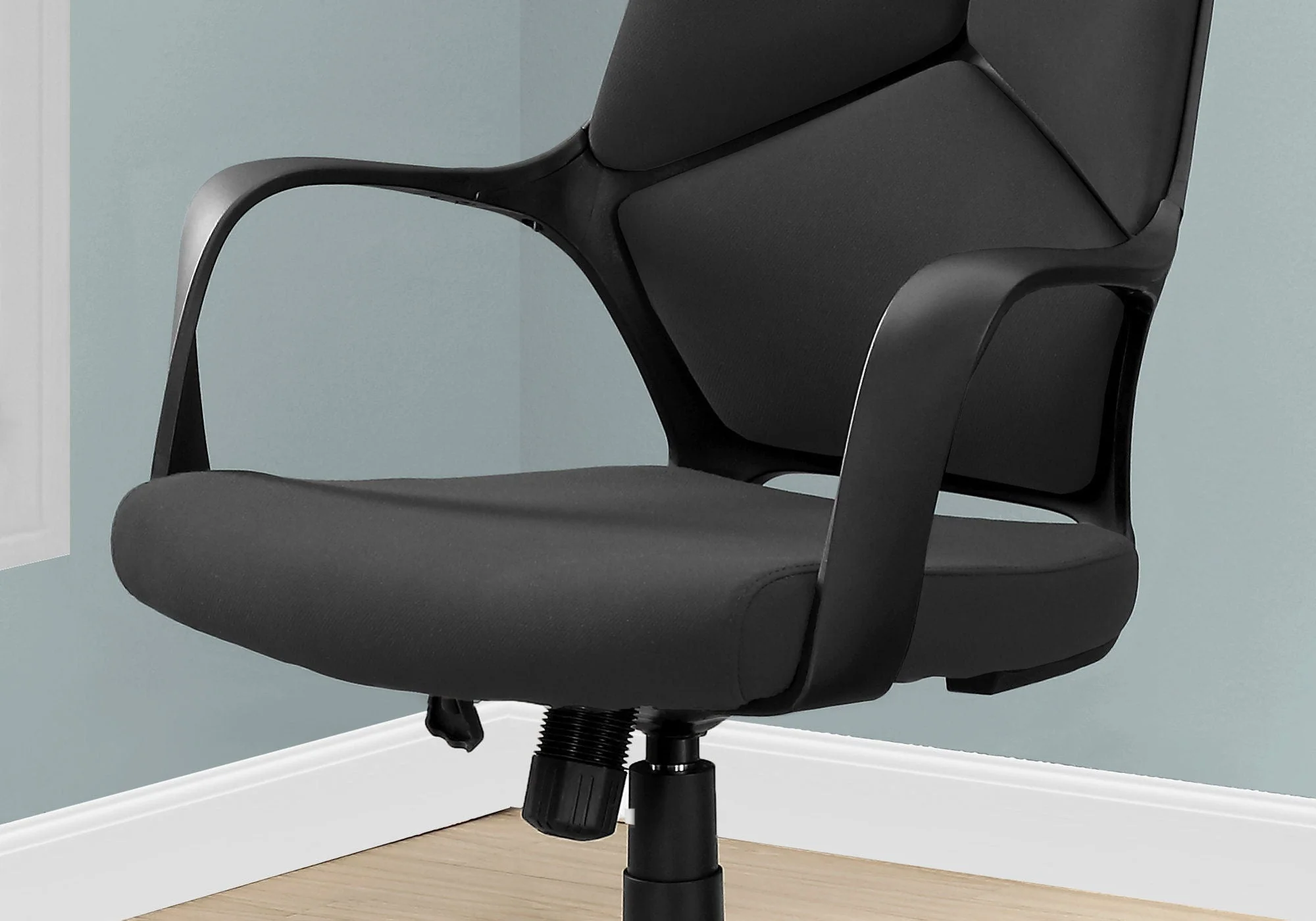 Office Swivel Chair, Adjustable Height, Ergonomic, Armrests, Contemporary & Modern - Image 3