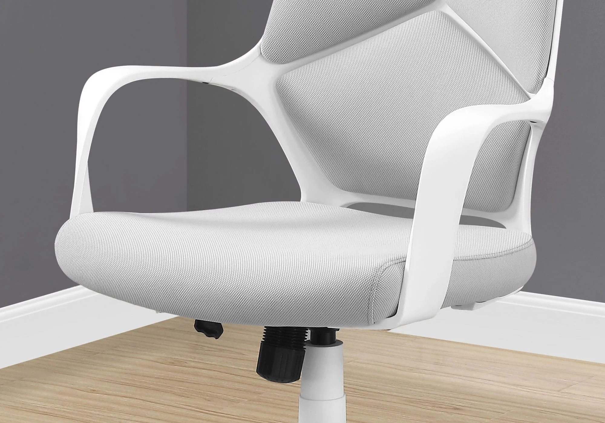 Office Swivel Chair, Adjustable Height, Ergonomic, Armrests, Contemporary & Modern - Image 5