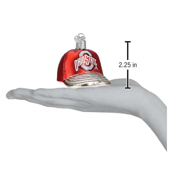 Ohio State Baseball Cap Ornament - Image 4