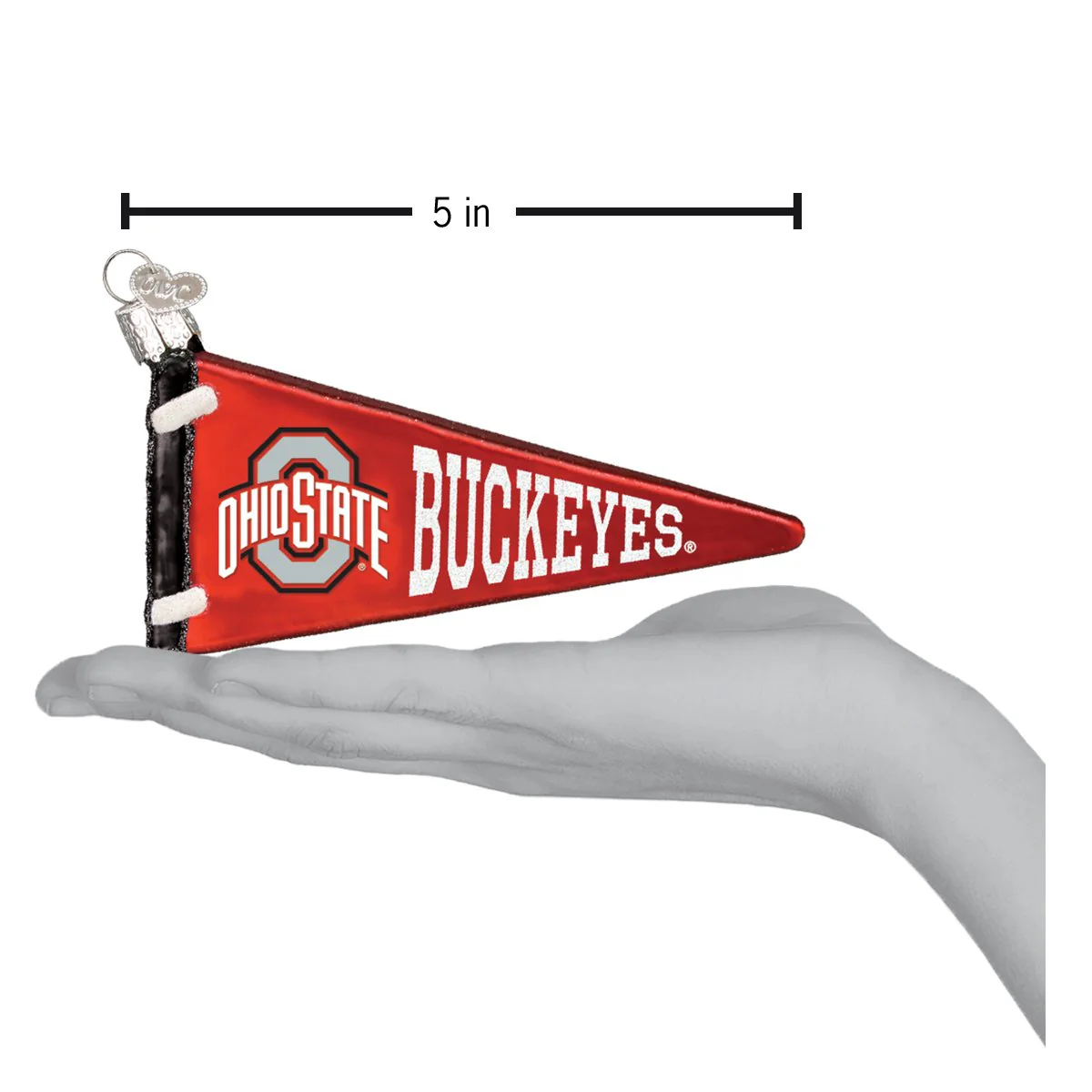 Ohio State Pennant Ornament - Image 4