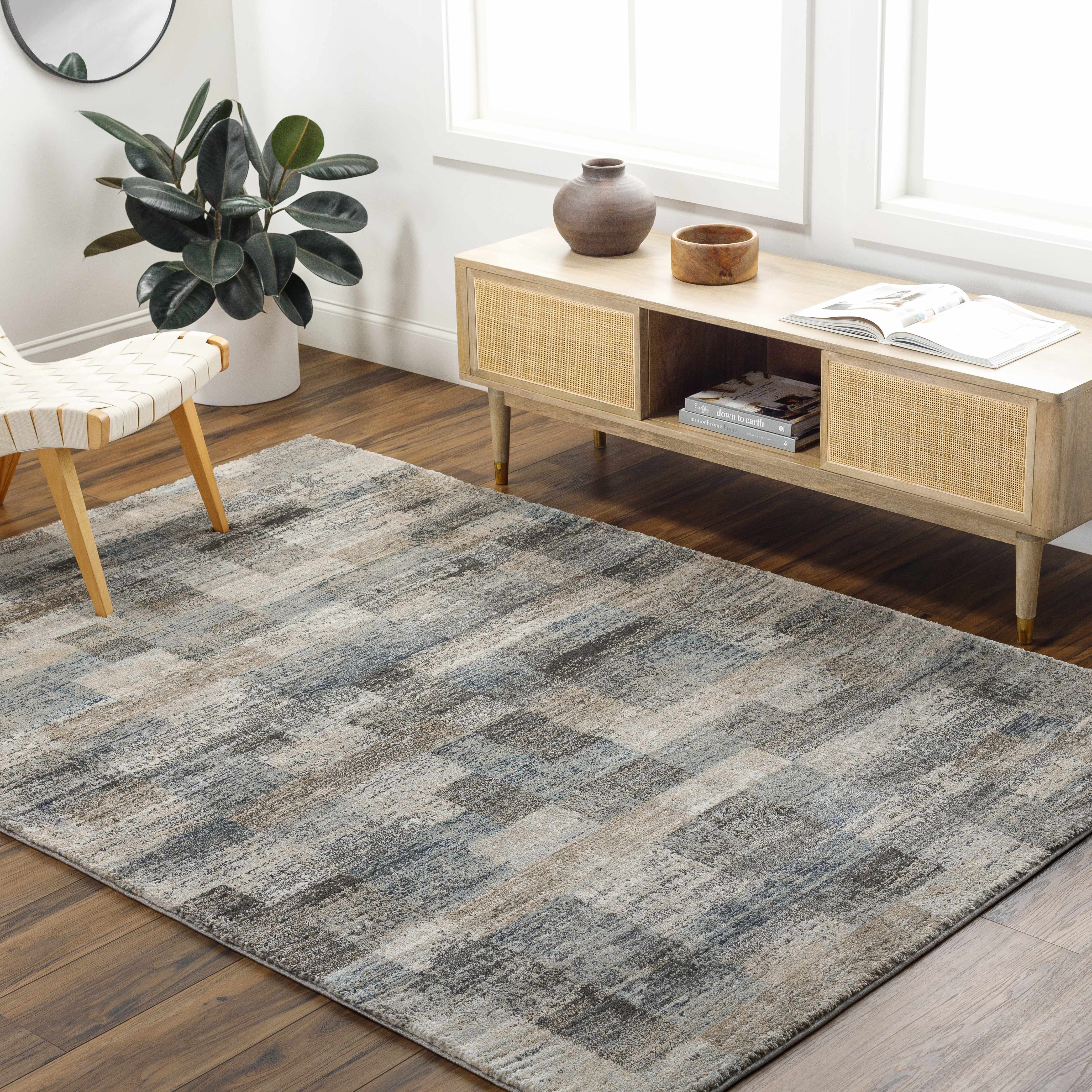 Ohtli Mosaic Luxe Thick Area Rug - Image 2