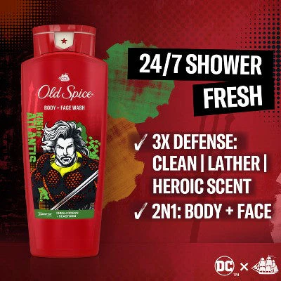 Old Spice Deodorant, Body Wash Shampoo Holiday DC Batman Gift Set 4pc 15.9oz - Imperfect Box - Image 15