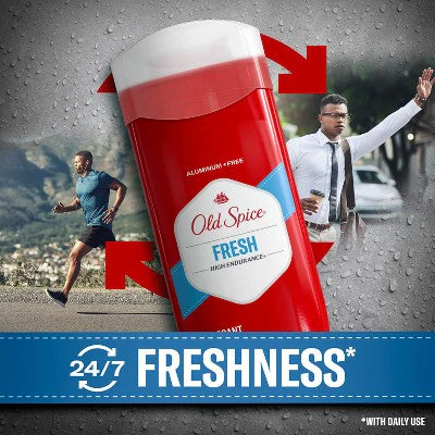 Old Spice Men’s Deodorant Legendary Fragrance Fresh 3.4oz 3-Pack - Image 2