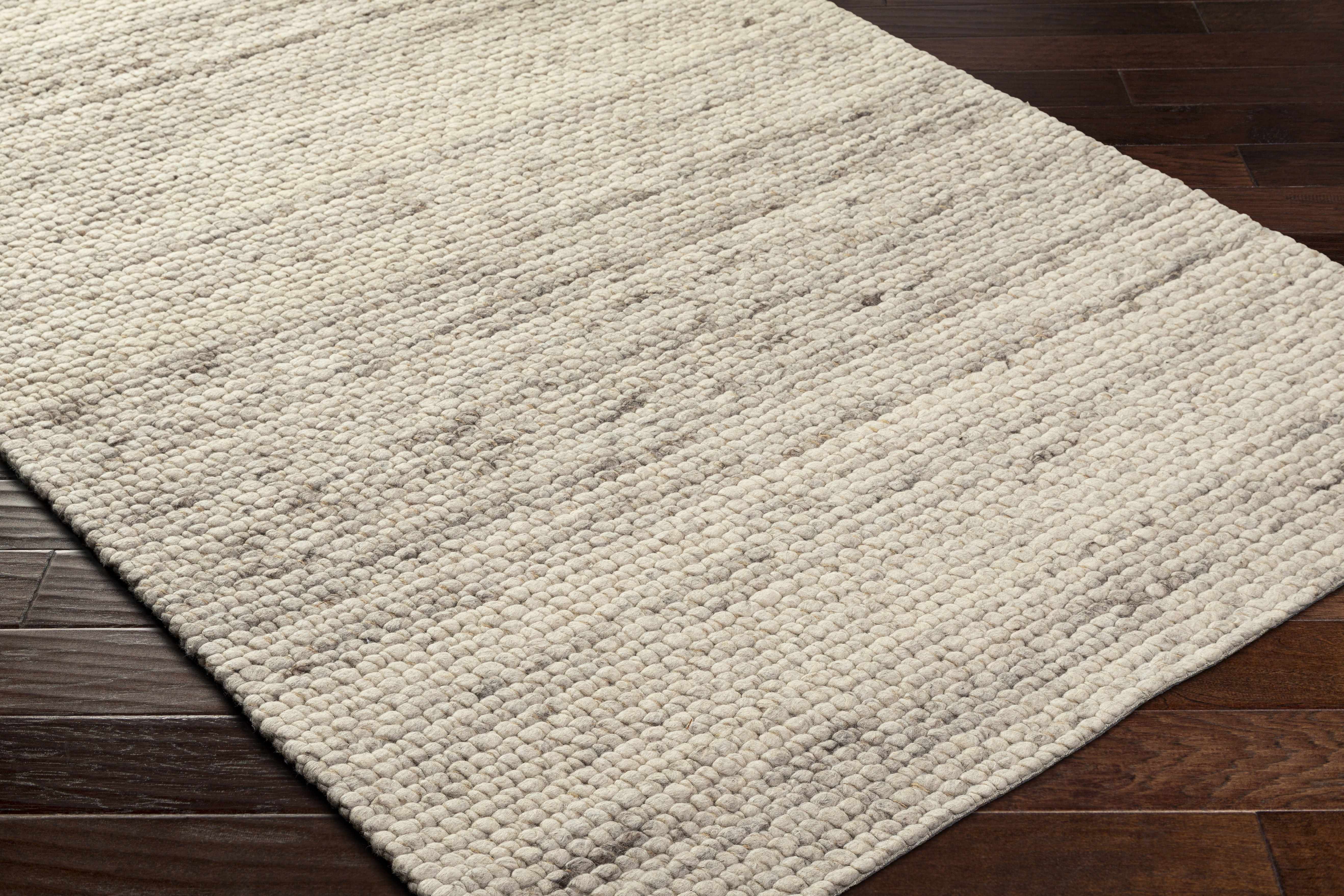 Olisa Beige Wool Area Rug - Image 3