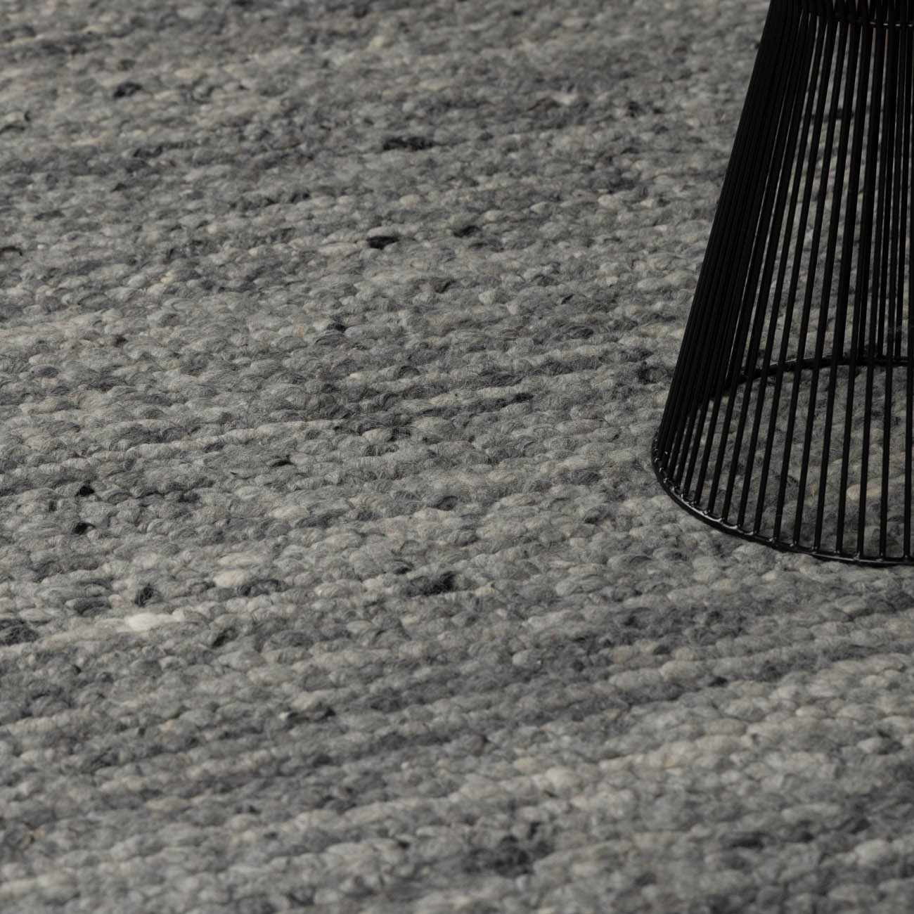 Olisa Charcoal Wool Area Rug - Image 14