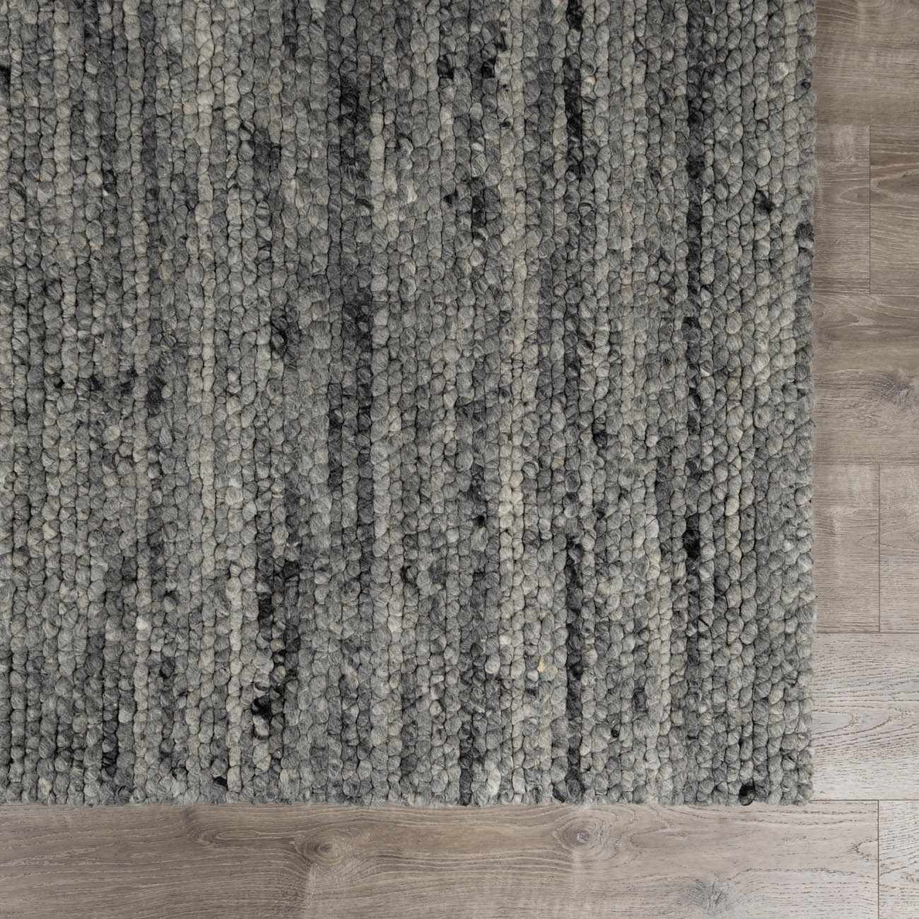 Olisa Charcoal Wool Area Rug - Image 8
