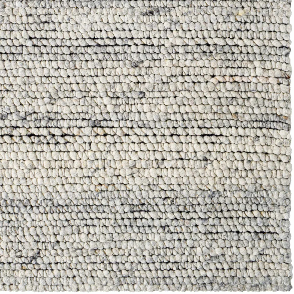 Olisa Cream & Gray Wool Area Rug - Image 3