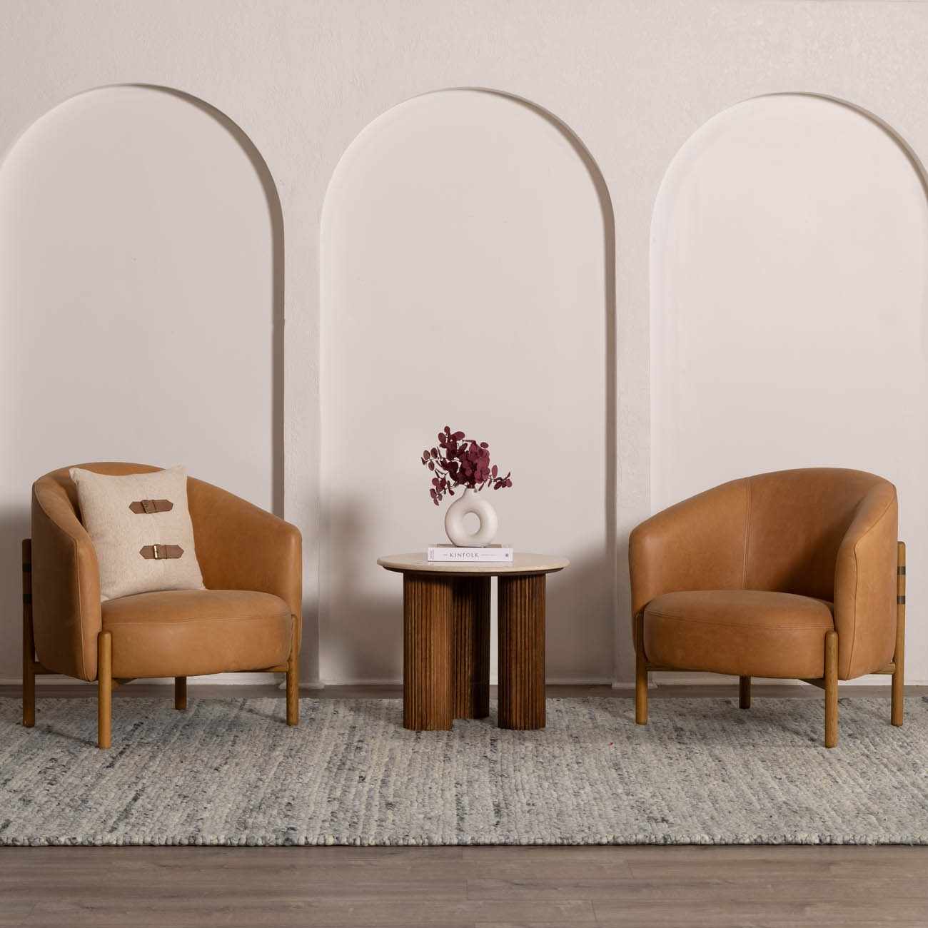 Olisa Gray Wool Area Rug - Image 2