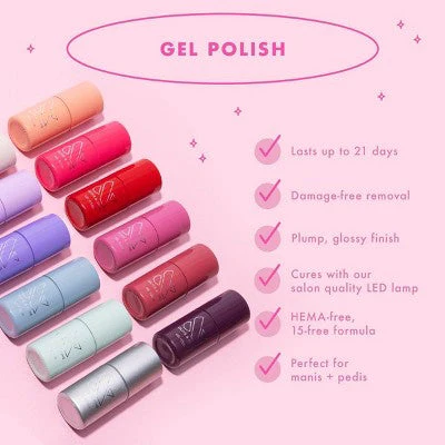 Olive & June Gel Nail Polish Top Coat 0.46 fl oz - Imperfect Container - Image 6