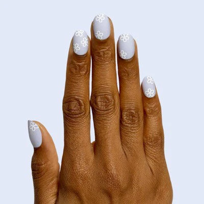 Olive & June Press-On Nails Floral Pack Floral Tip/Floral Doodle 64ct 2pk - Image 6