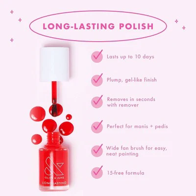 Olive & June Top Coat Long Lasting Nail Polish Pink Goldfish 0.92 fl oz - Image 5
