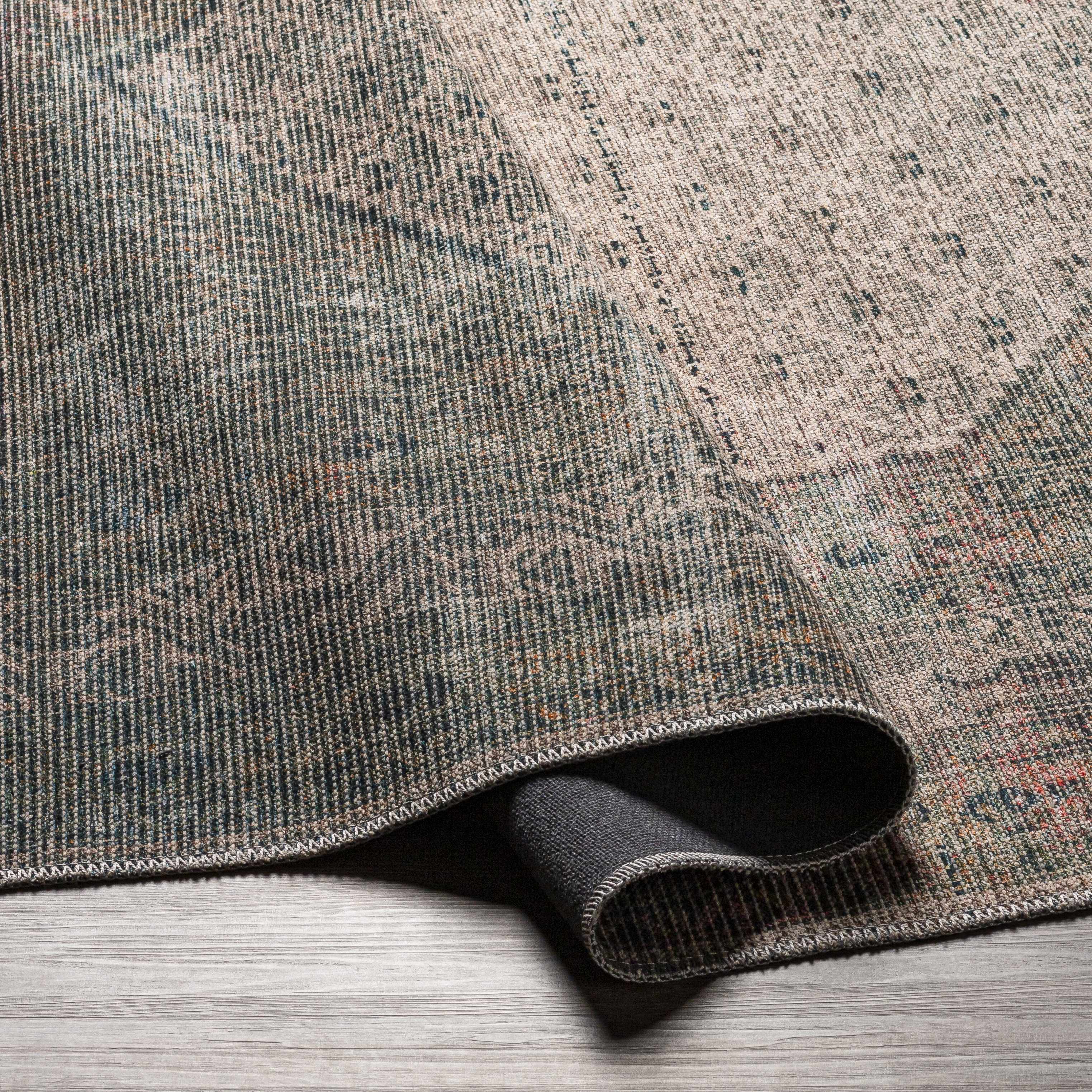 Olive Sariaya Distressed Washable Area Rug - Clearance - Image 10