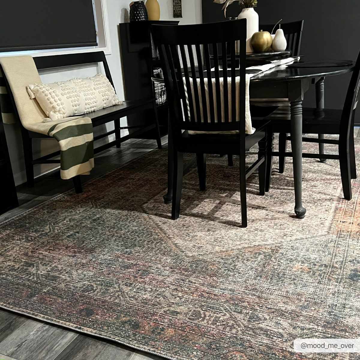 Olive Sariaya Distressed Washable Area Rug - Clearance - Image 2