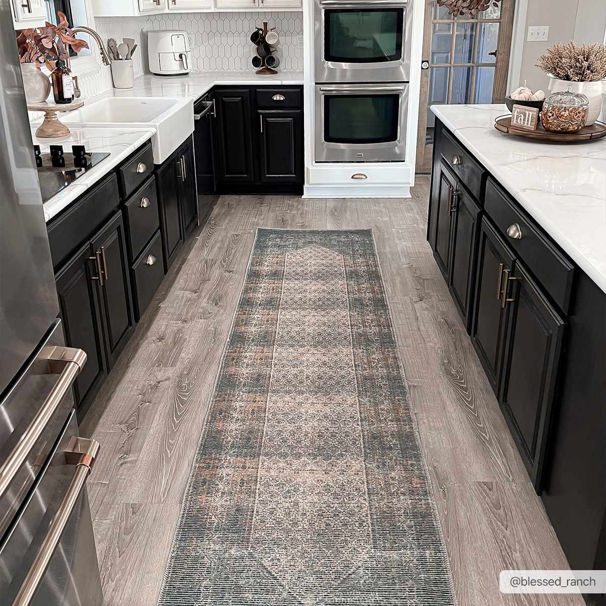 Olive Sariaya Distressed Washable Area Rug - Clearance - Image 3