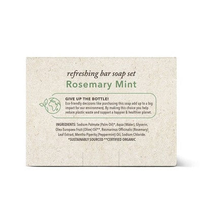 Olivia Care Rosemary Mint Bar Soap Set 3-Pack 5oz - Image 2