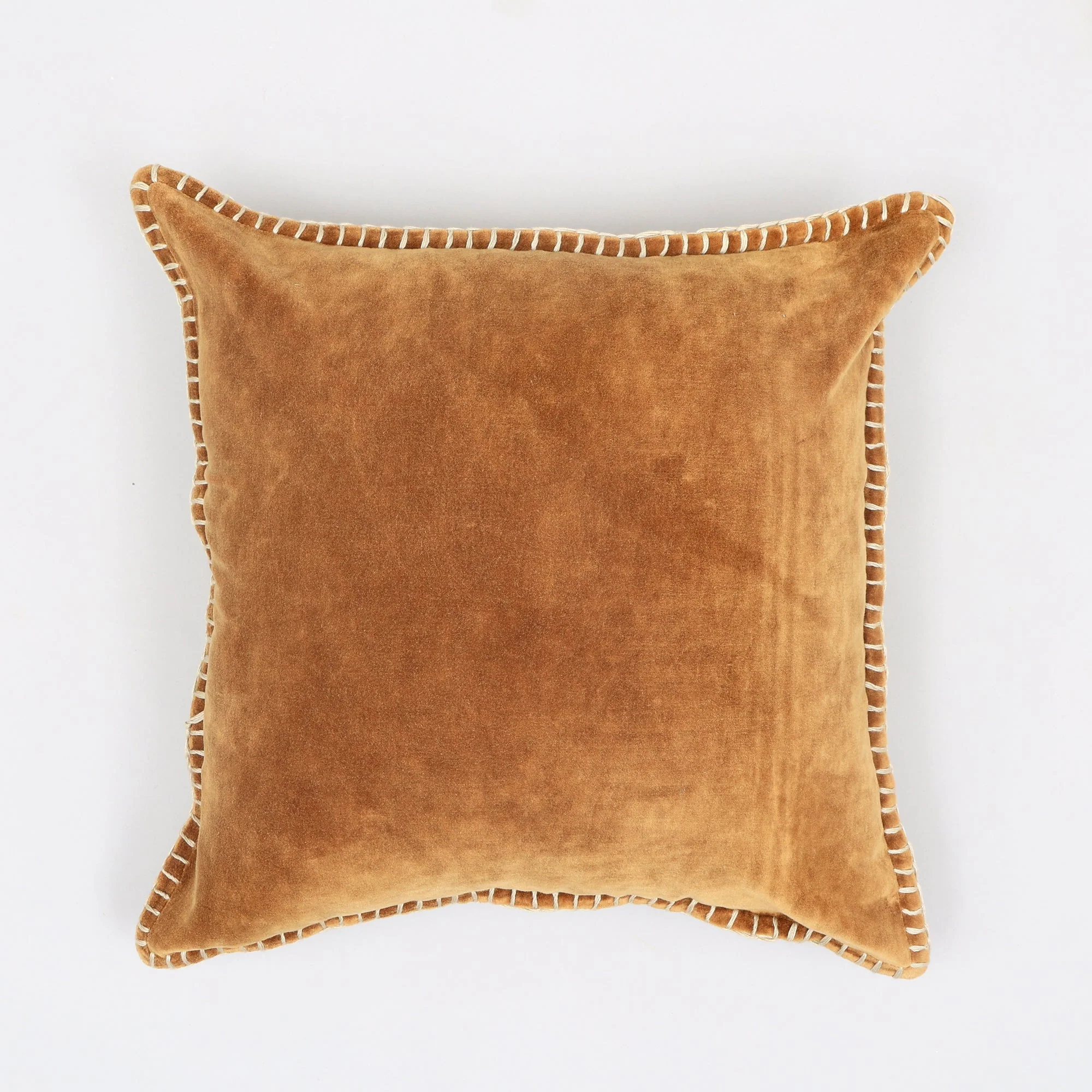 Olivia Stonewashed Velvet Pillow – 19" Square - Image 8