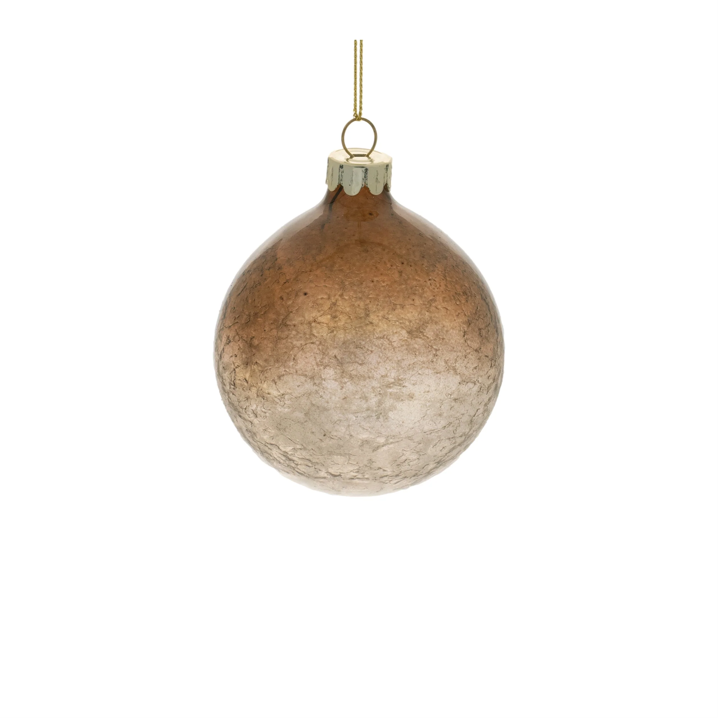 Ombre crackle glass ornament (set of 6) - Image 3