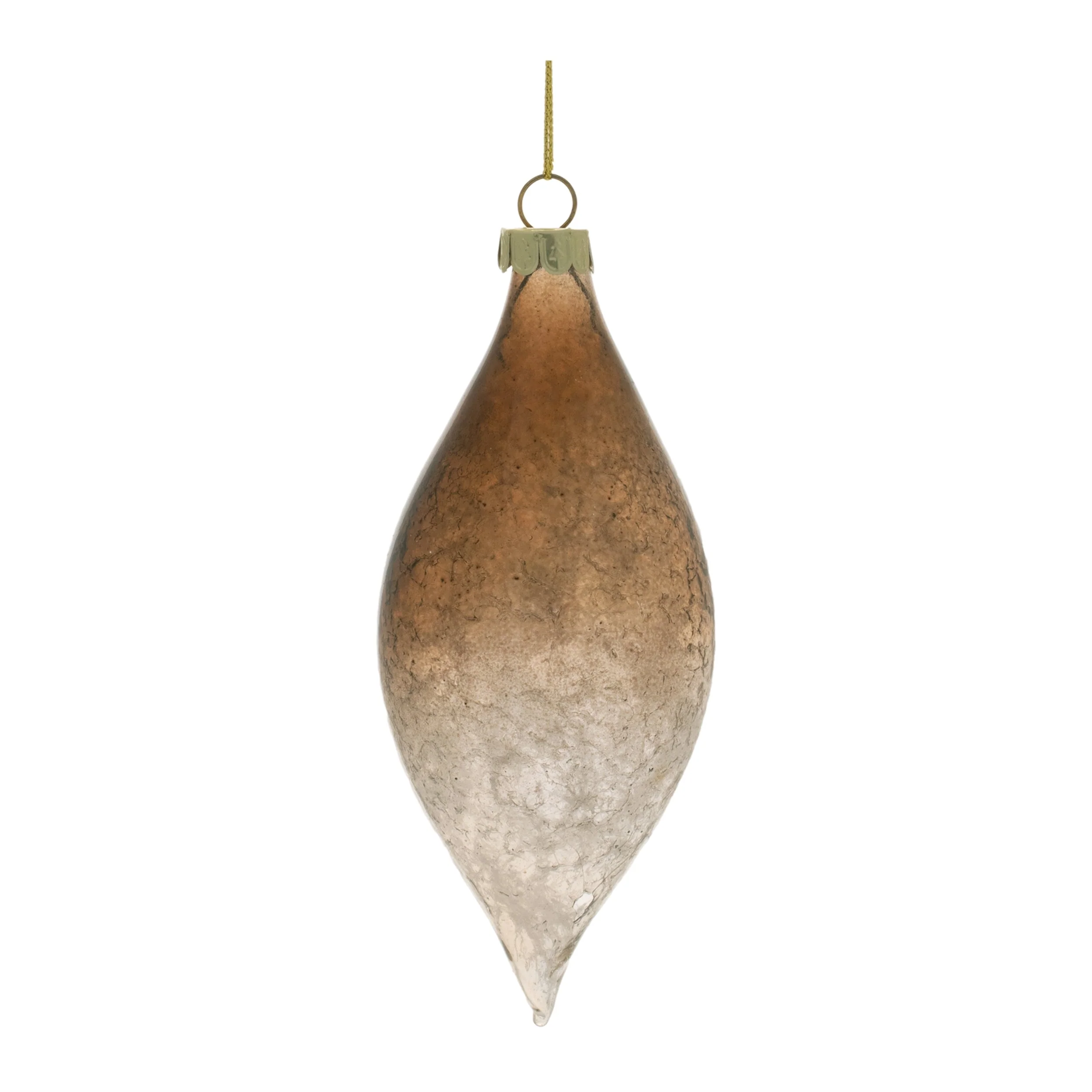 Ombre crackle glass ornament (set of 6) - Image 4