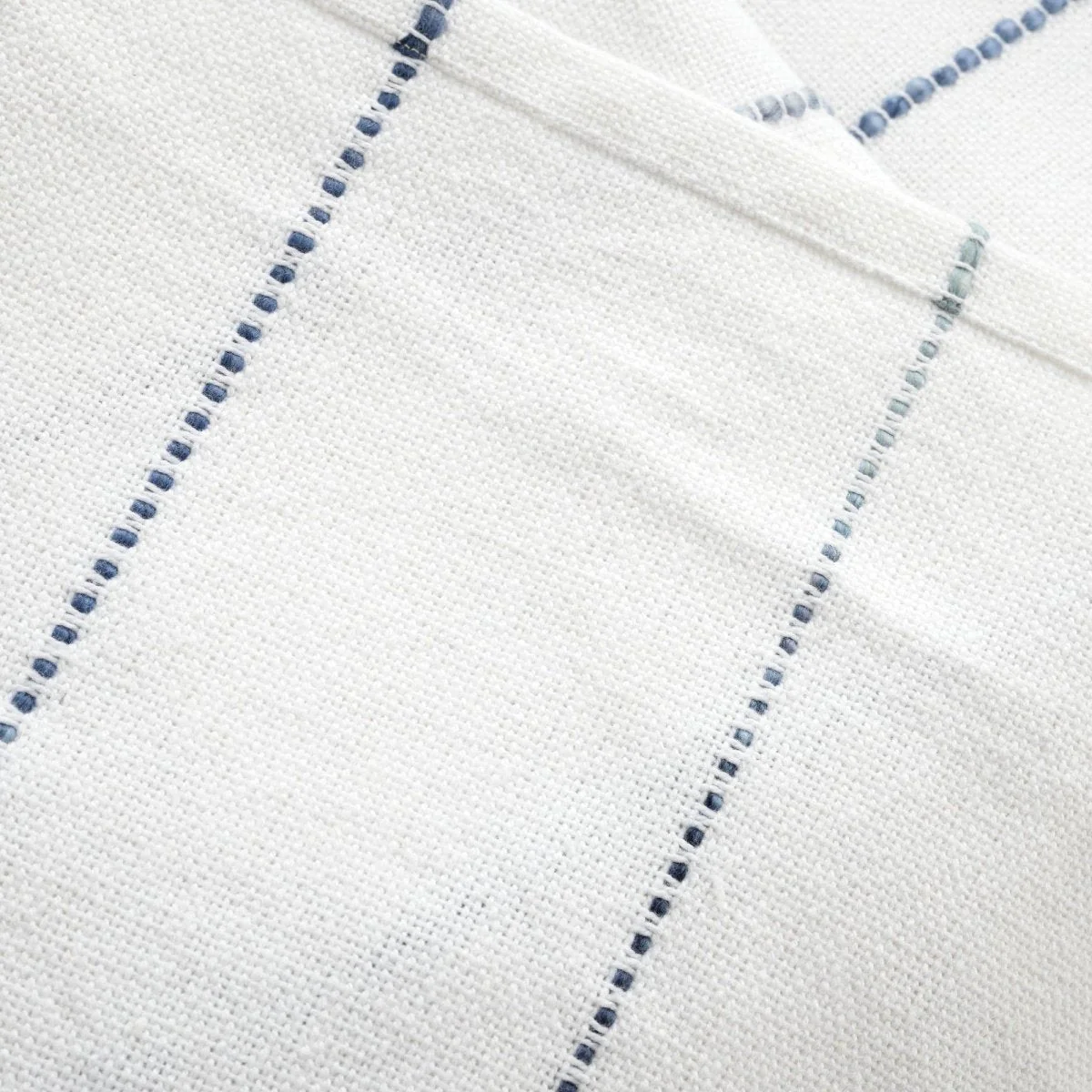 Ombre Stripe Yarn Dyed Recycled Cotton Blend Throw - Image 11