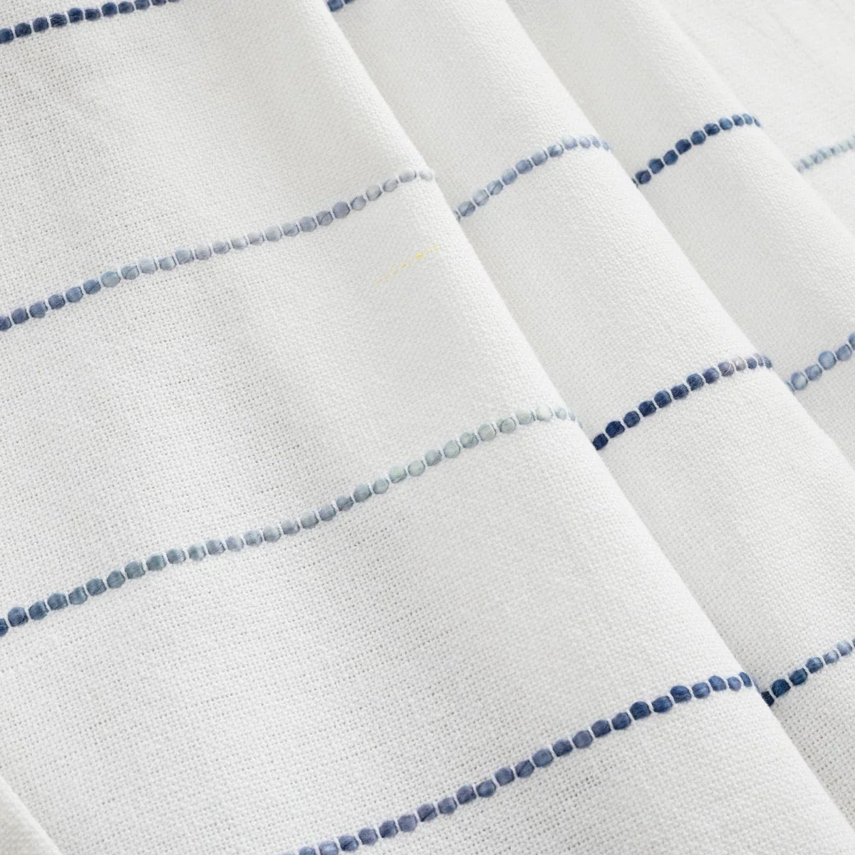 Ombre Stripe Yarn Dyed Recycled Cotton Blend Throw - Image 5