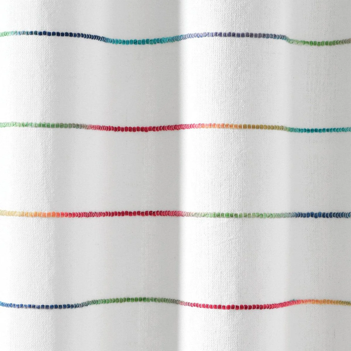 Ombre Stripe Yarn Dyed Recycled Cotton Blend Window Curtain Panel Set - Image 20