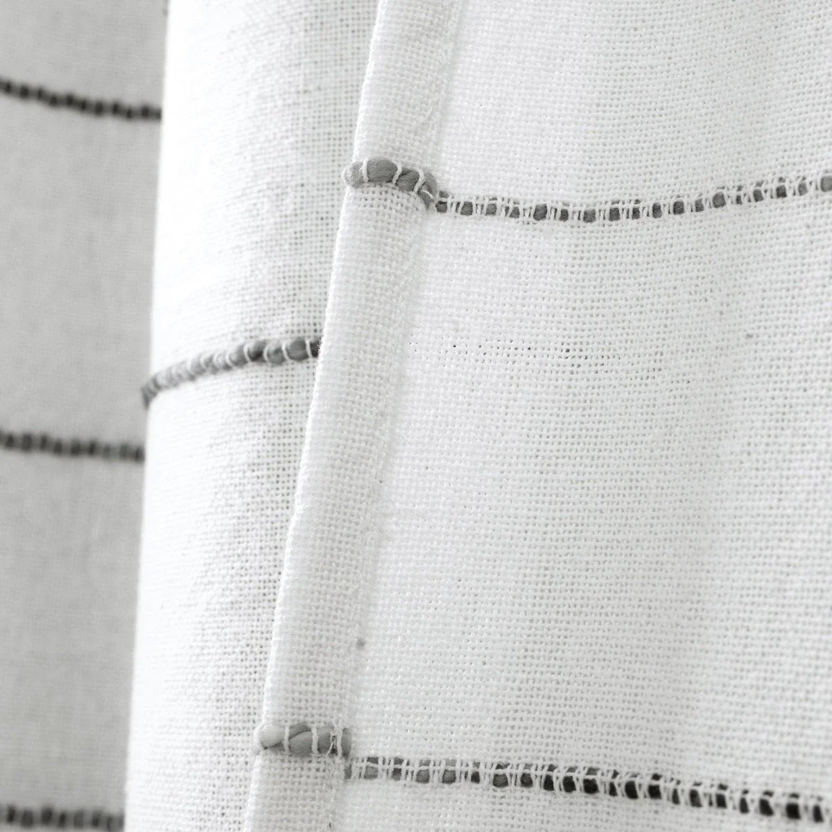 Ombre Stripe Yarn Dyed Recycled Cotton Blend Window Curtain Panel Set - Image 22