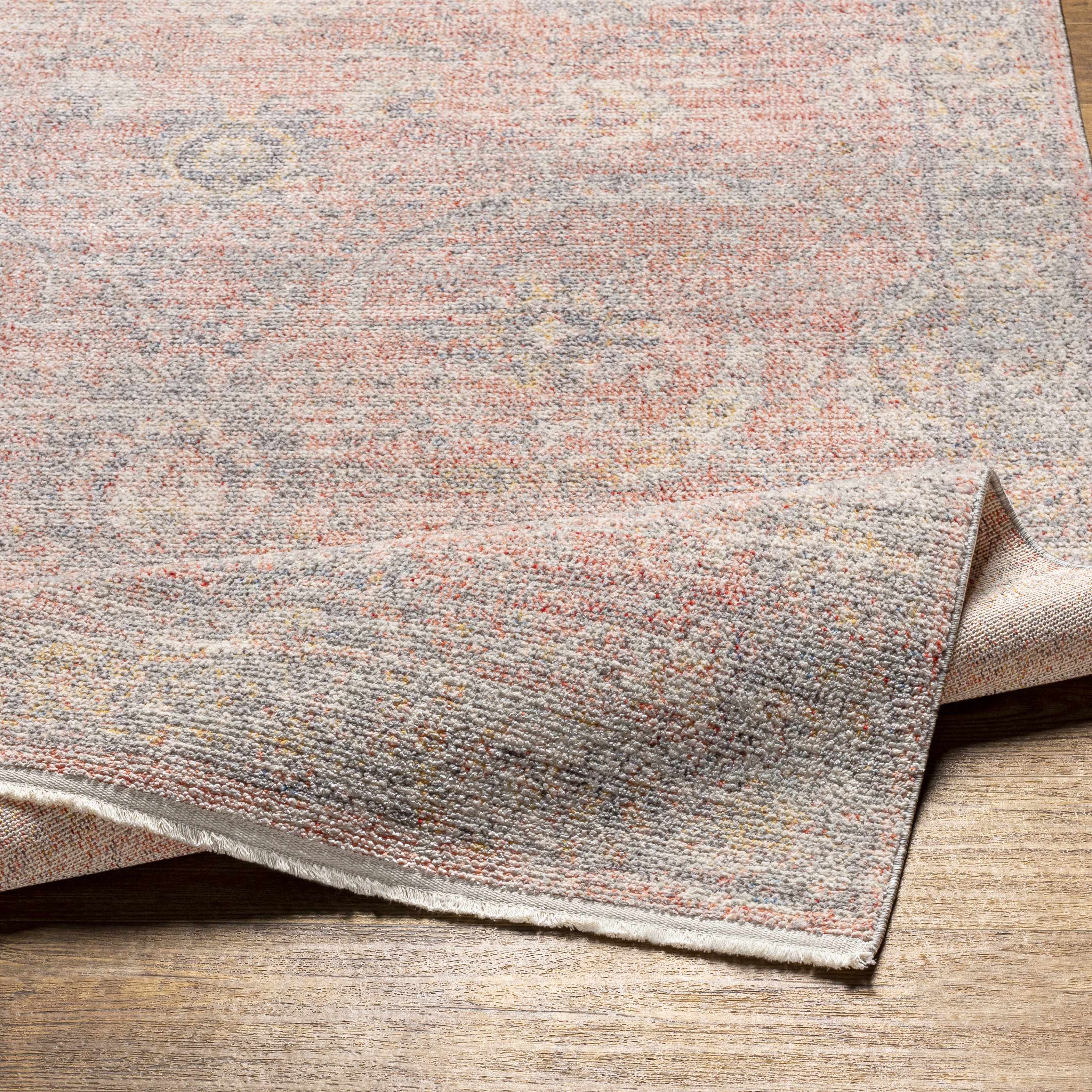 Omri Peach Area Rug - Clearance - Image 3