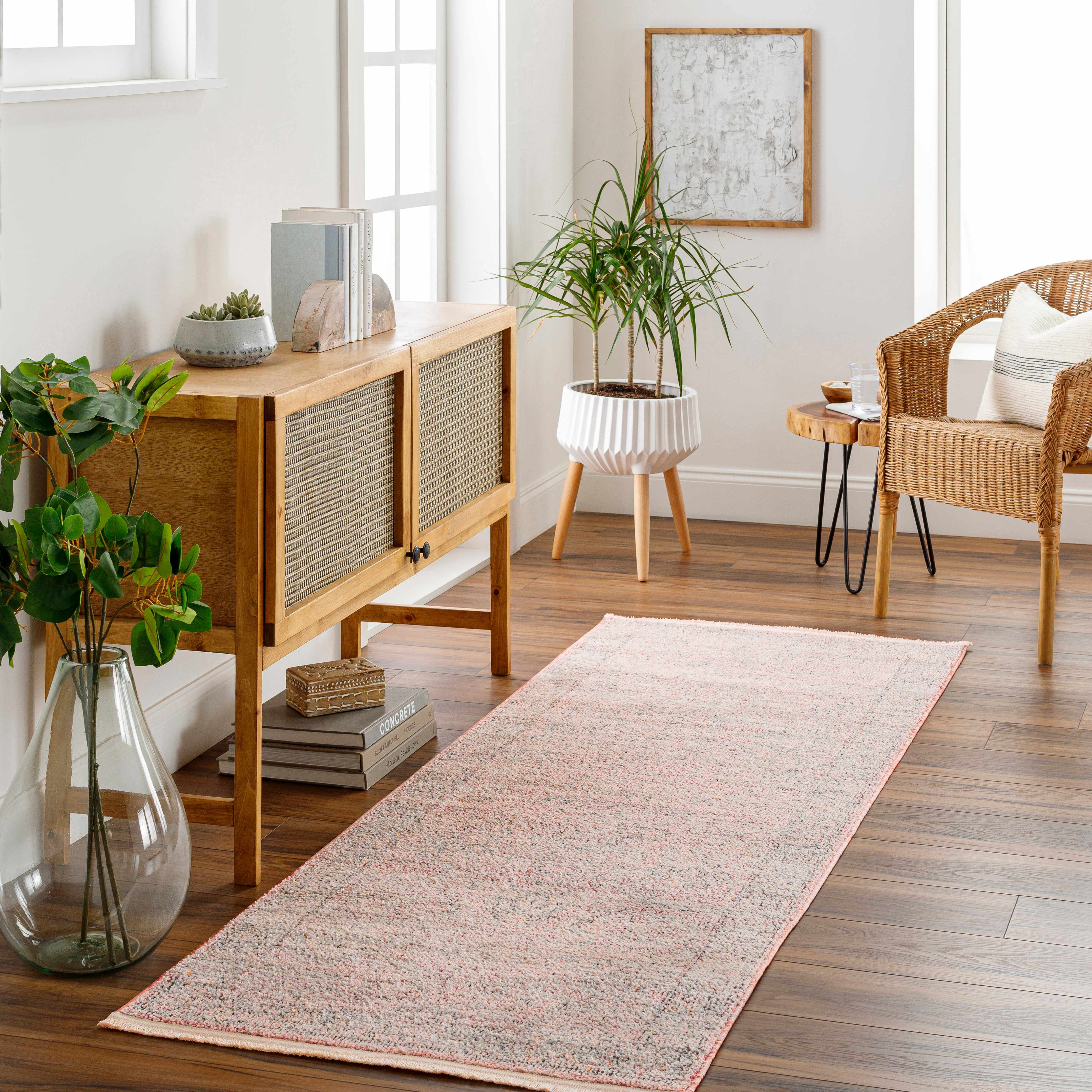 Omri Peach Area Rug - Clearance - Image 5