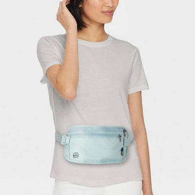 Open Story RFID Blocking Waist Pouch Puritan Gray Water-Resistant Belt Bag - New - Image 2