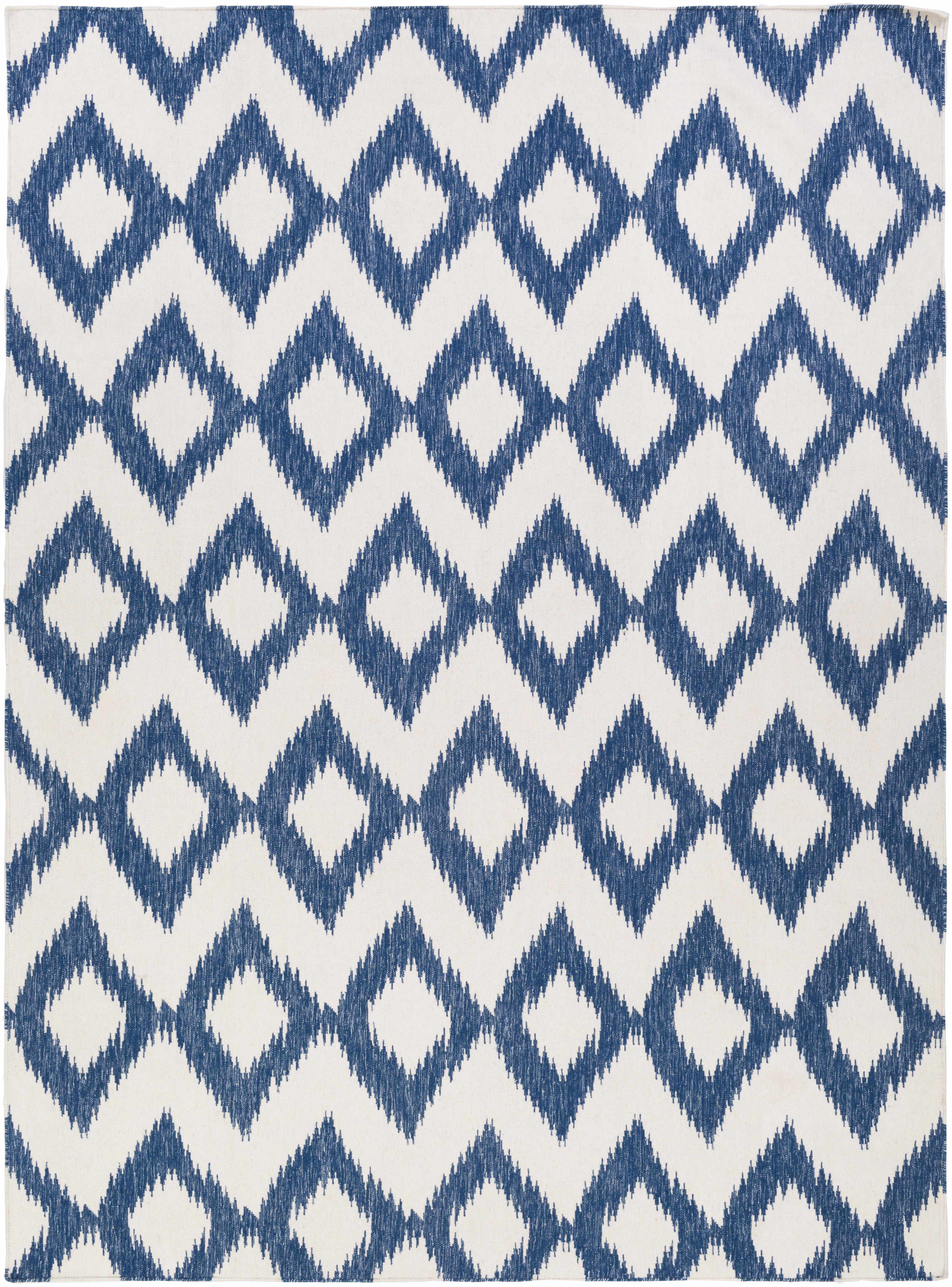 Oradell Blue Ikat Wool Rug - Clearance - Image 5