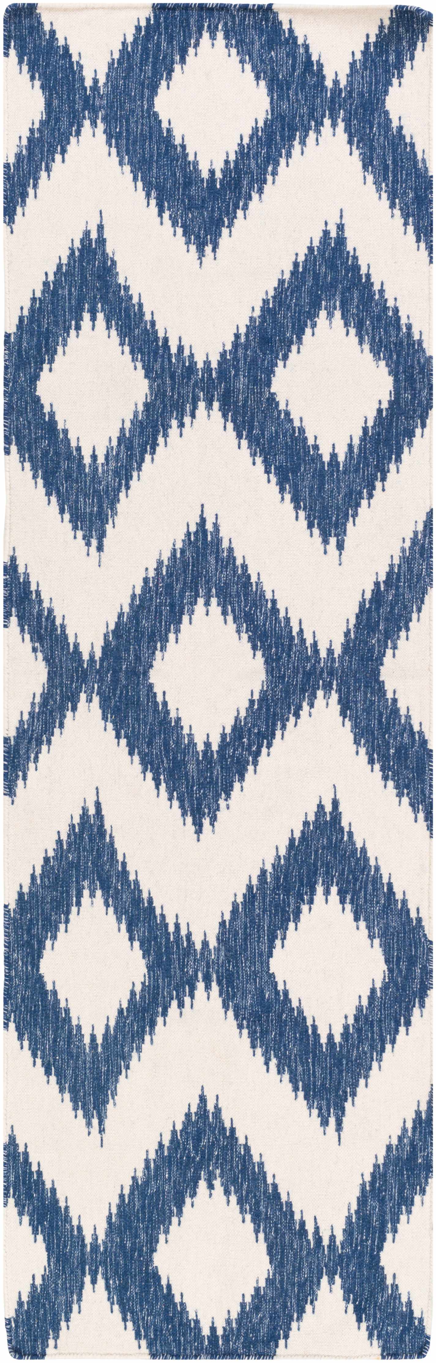 Oradell Blue Ikat Wool Rug - Clearance - Image 7