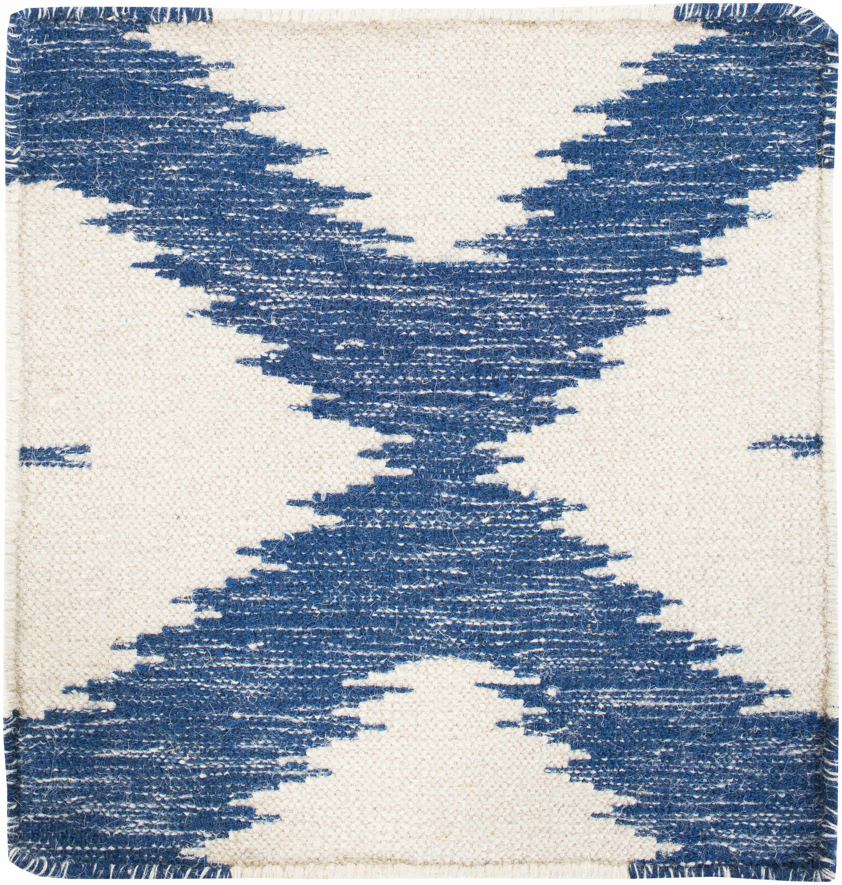 Oradell Blue Ikat Wool Rug - Clearance - Image 8