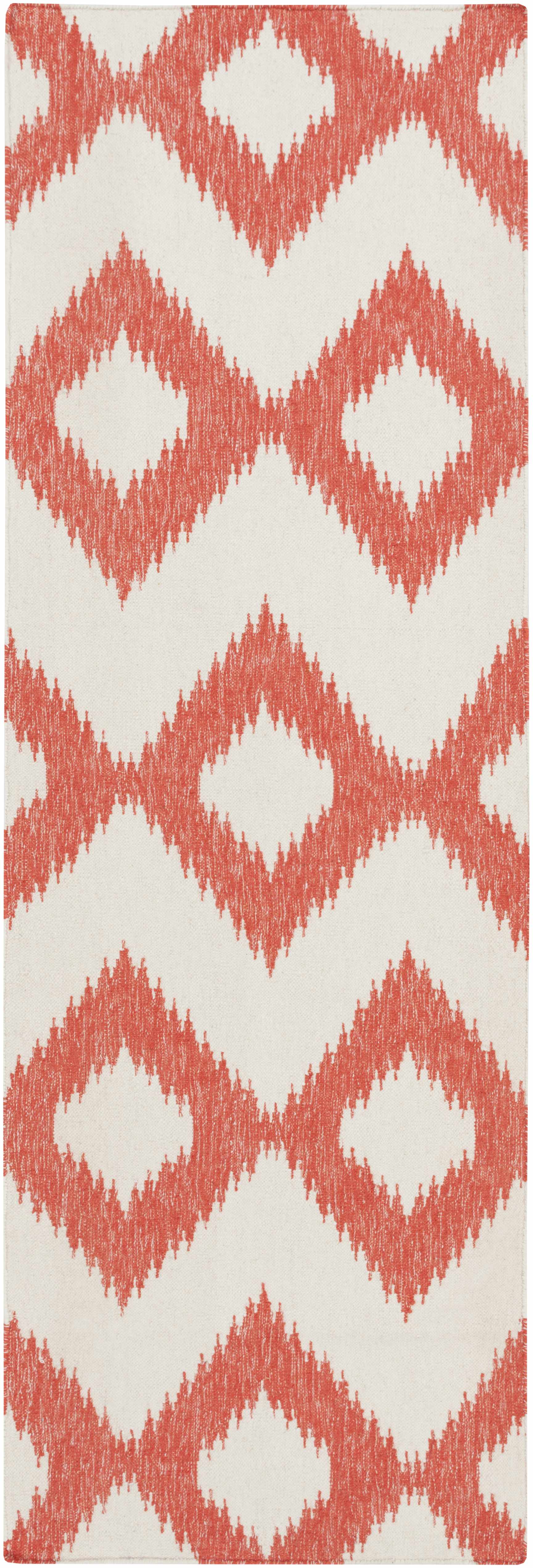 Oradell Red Ikat Wool Rug - Clearance - Image 3