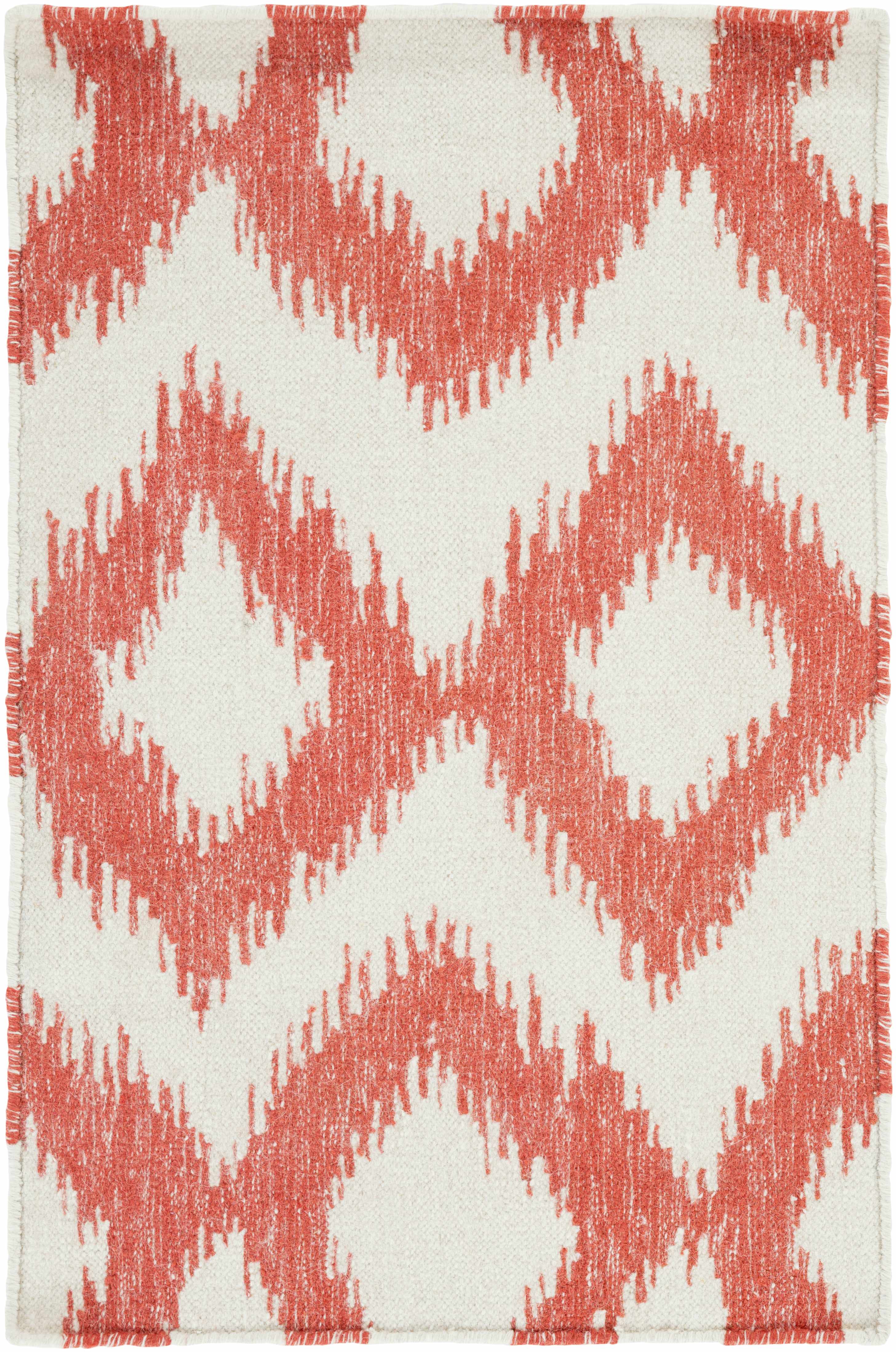 Oradell Red Ikat Wool Rug - Clearance - Image 6