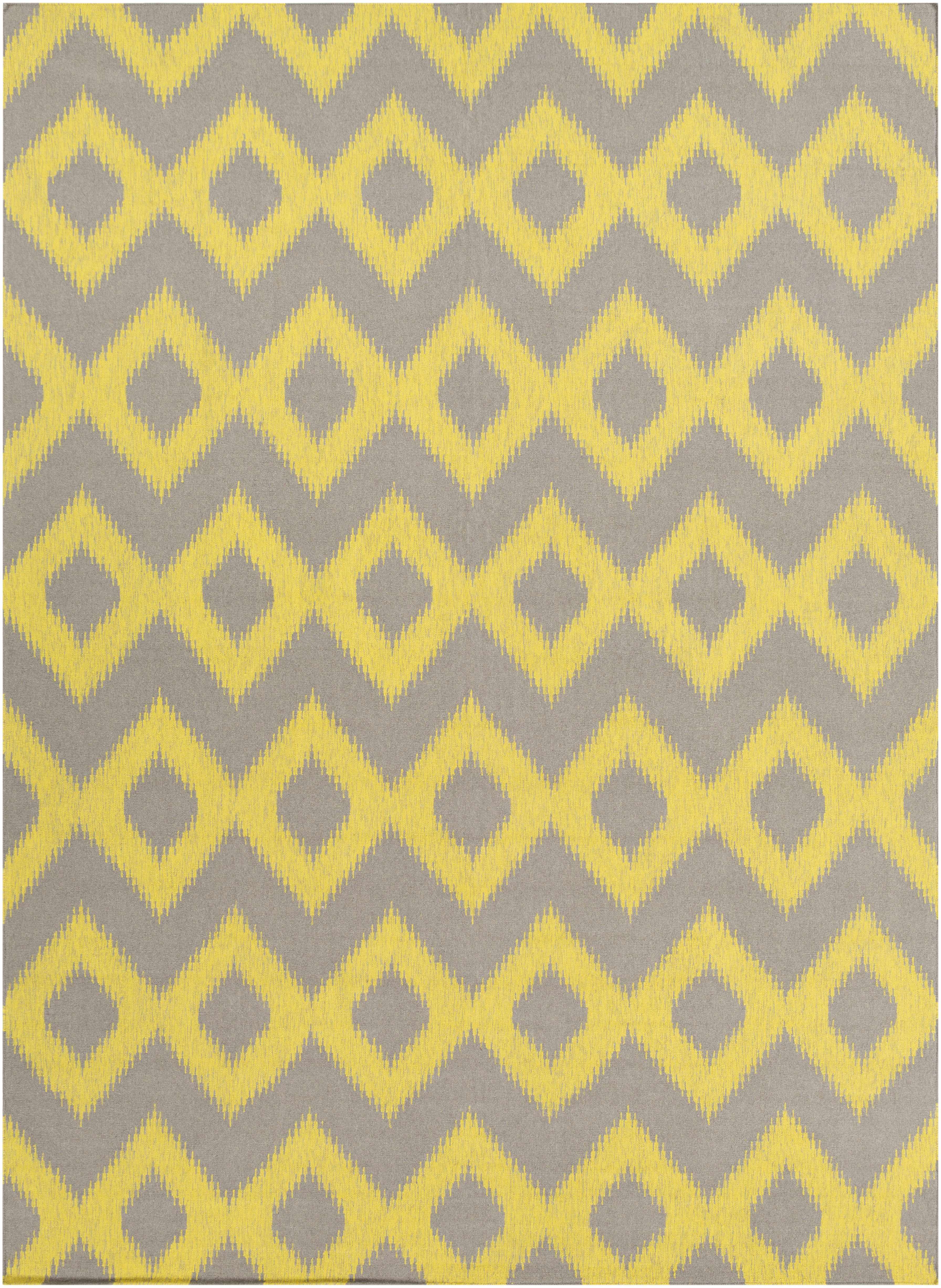 Oradell Yellow Ikat Wool Rug - Clearance - Image 5