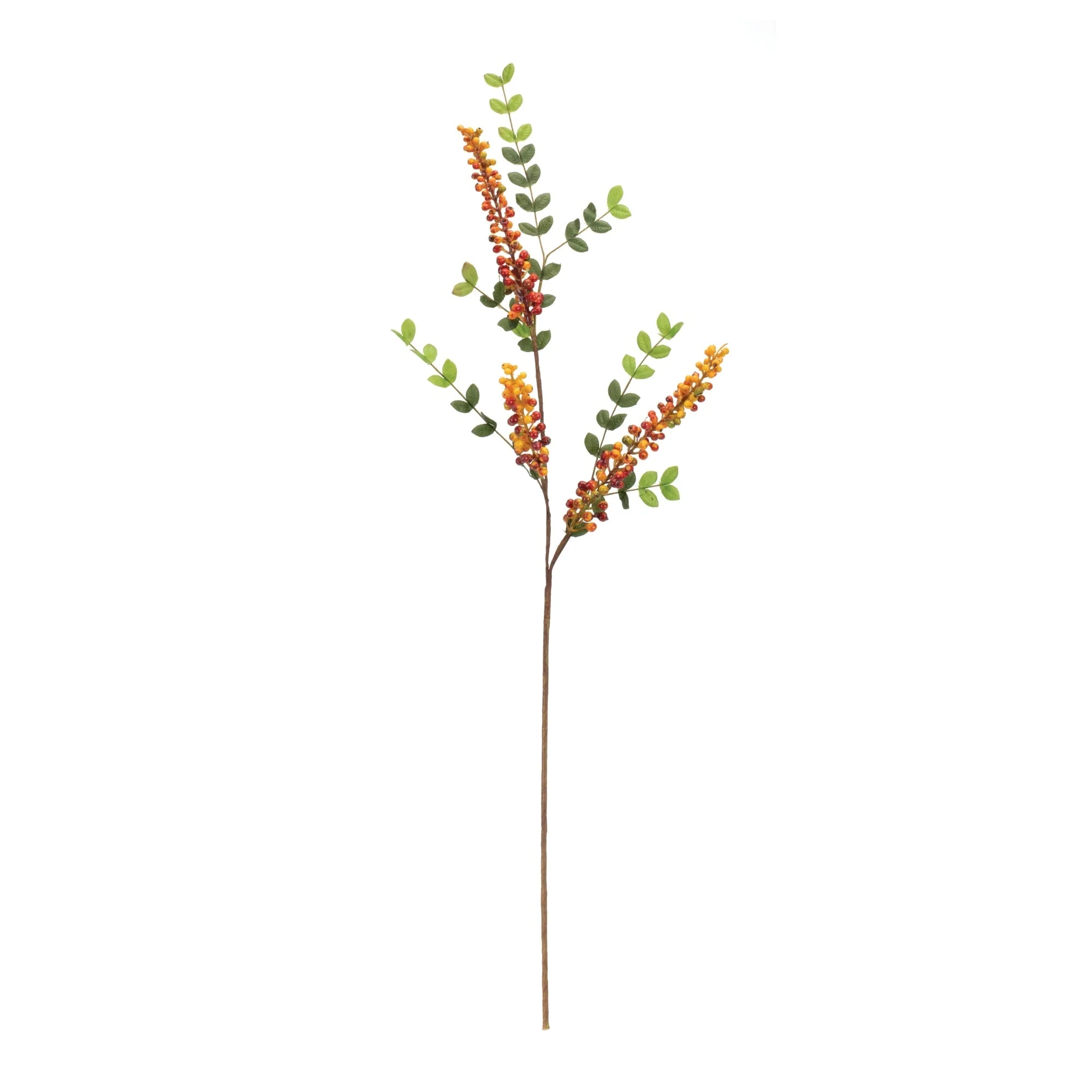 Orange Berry Foliage Spray (Set of 6) - Image 2