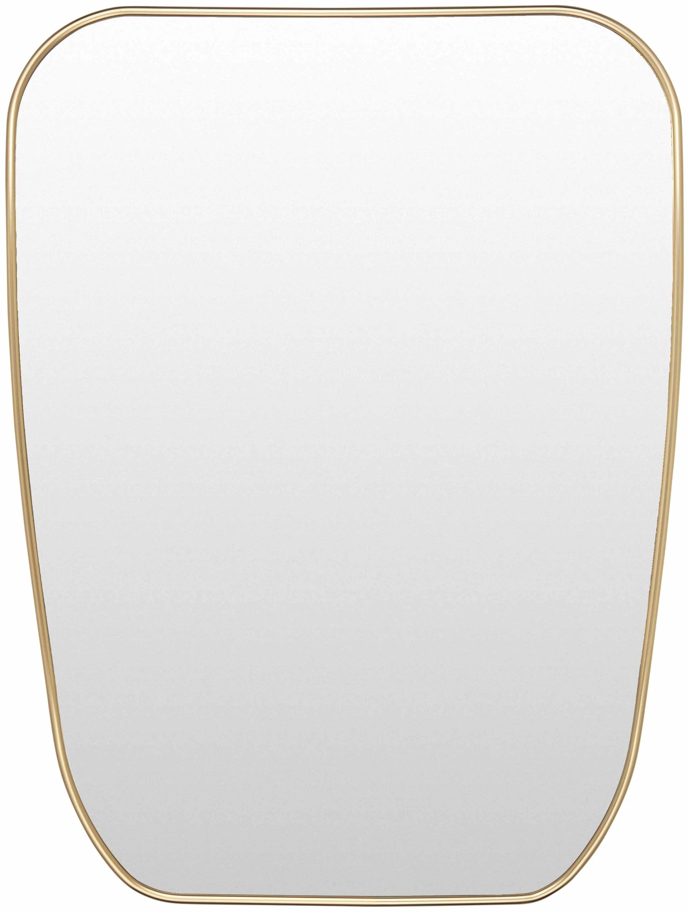 Orbassano Gold Frame Round Mirror